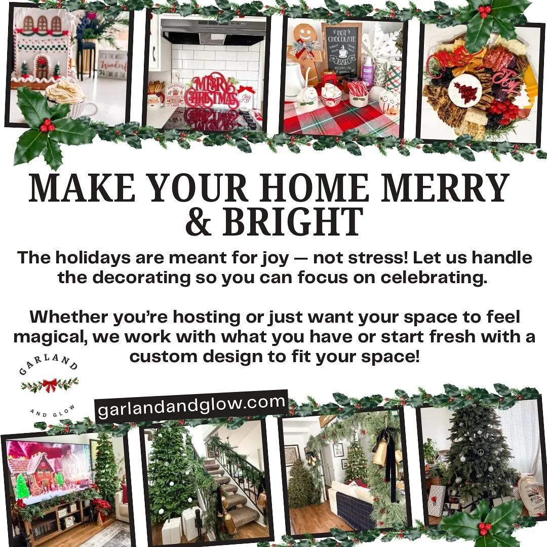 The most wonderful time of the year starts now &mdash; holiday d&eacute;cor bookings are officially open! Whether you&rsquo;re dreaming of cozy minimalism or full festive glam, we&rsquo;ll bring the glow straight to your home or event.

Now booking l