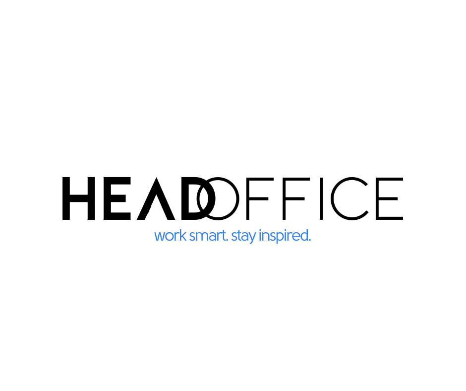 Logo with the words 'HEAD OFFICE' and the tagline 'work smart. stay inspired.'