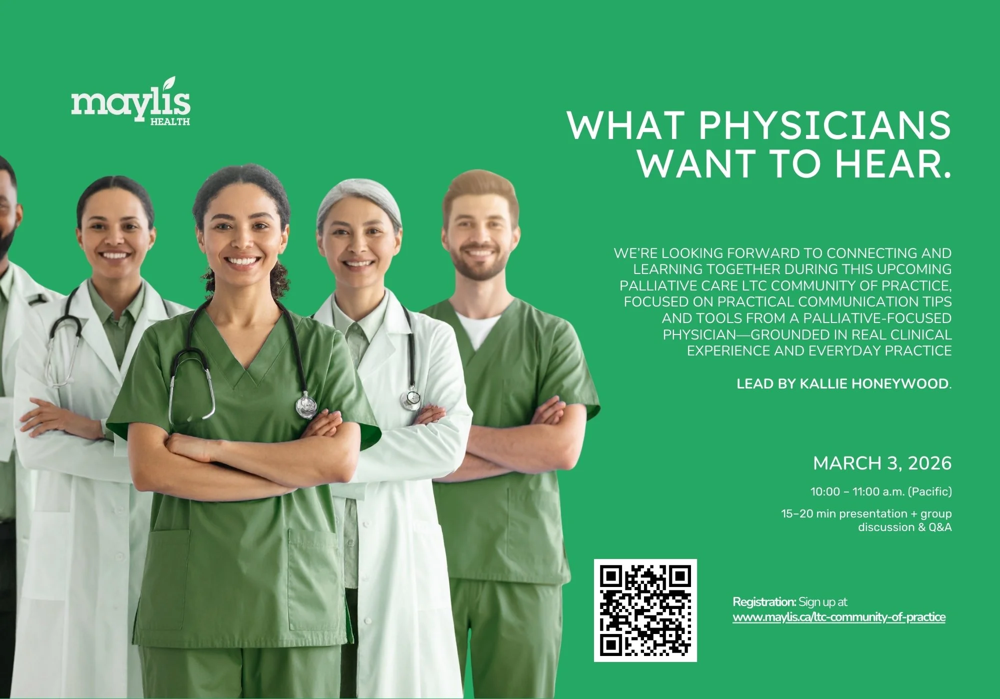 A group of diverse healthcare professionals, including doctors and nurses, standing with arms crossed, smiling against a green background.