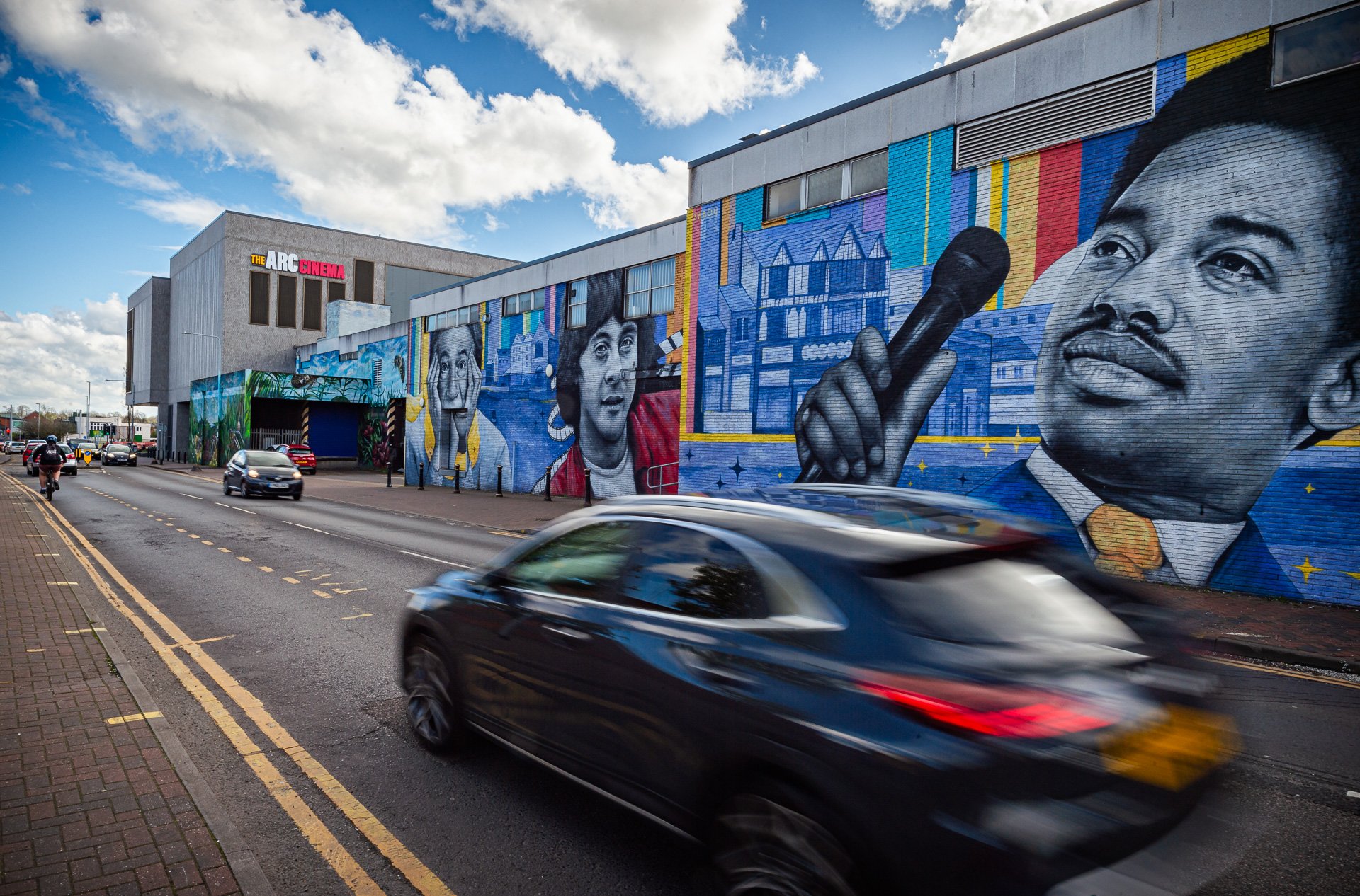 Edwin Star and Richard Beckinsdale Mural , Beeston