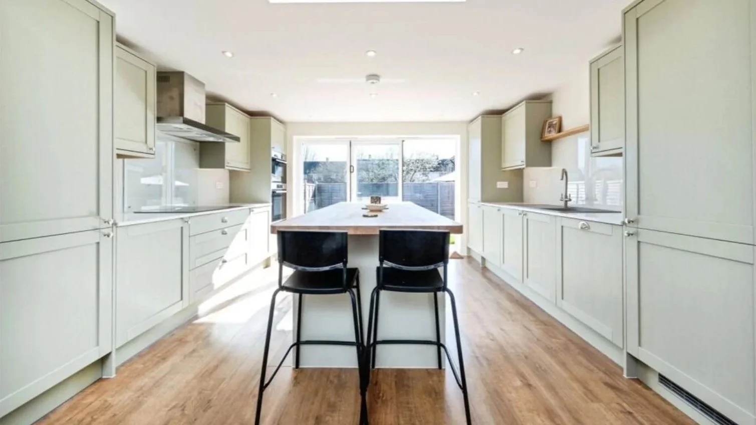 Bespoke kitchen and extension. After Kitchen 