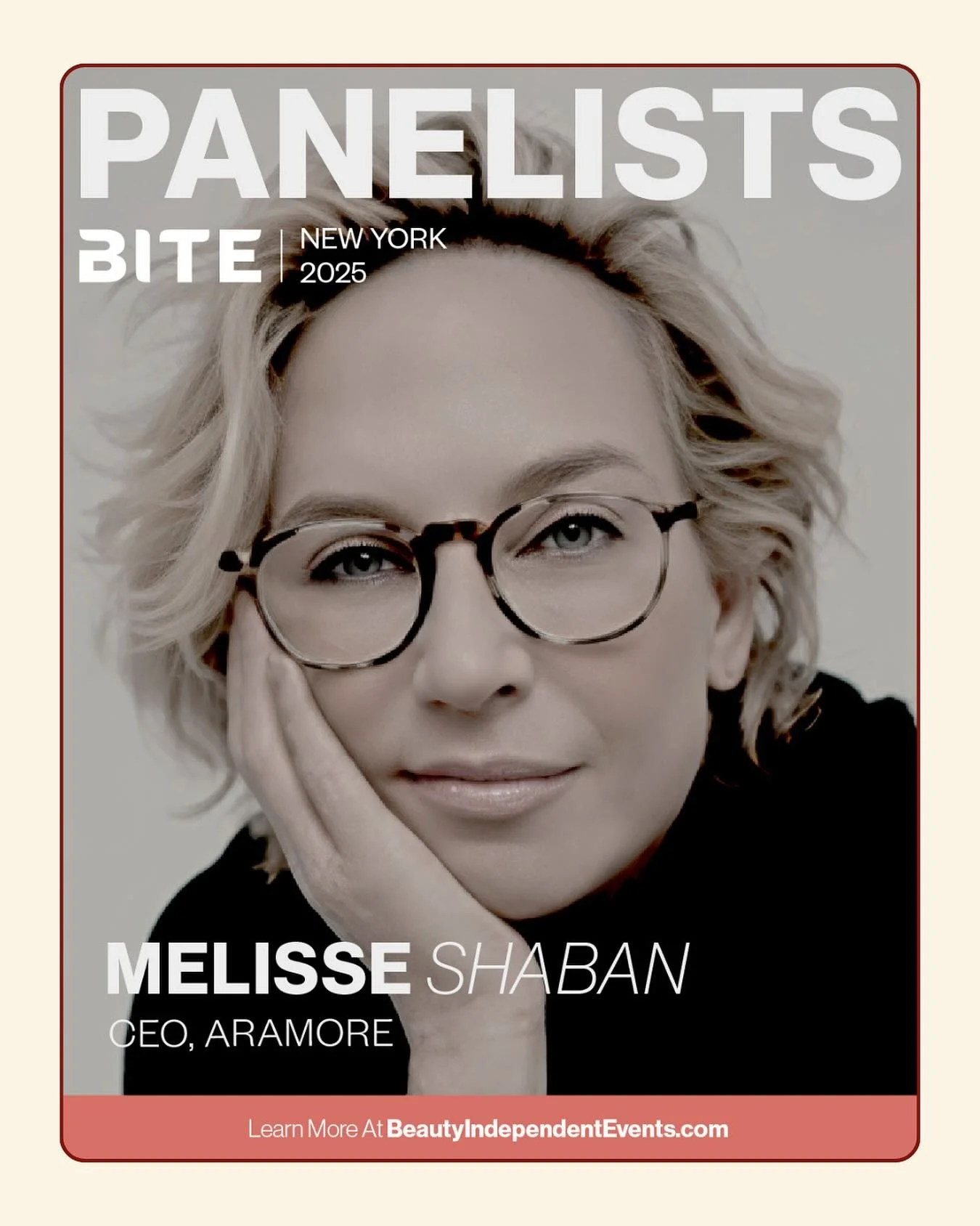 Thrilled to share that @aramoreskincare&rsquo;s CEO, Melisse Shaban, will be be a panelist at @beautyindependent&rsquo;s BITE (Beauty Is The Experience) in NYC on September 10 &mdash; a unique event that pairs Beauty Independent&rsquo;s best-in-class