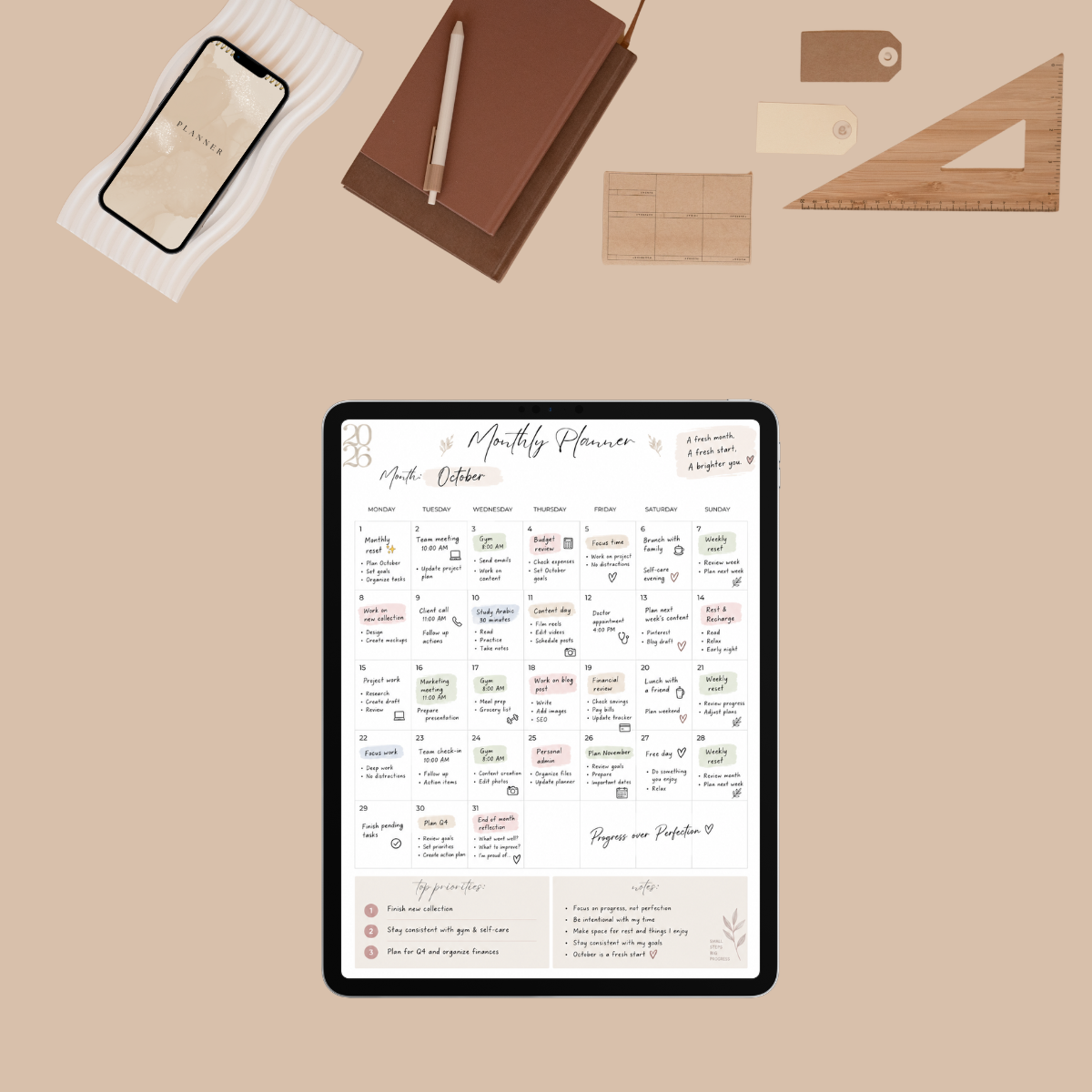 How to Create a Monthly Reset Routine for October