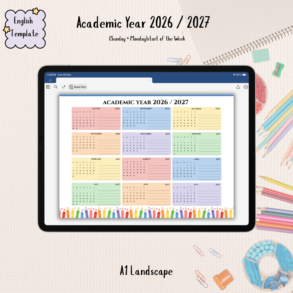 Academic Year 2026 / 2027