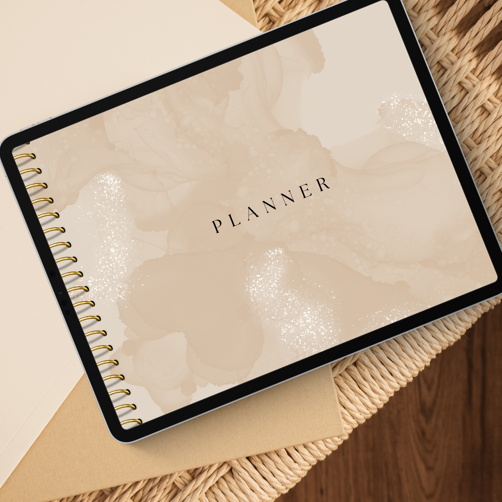 Digital planner displayed on an iPad for Goodnotes