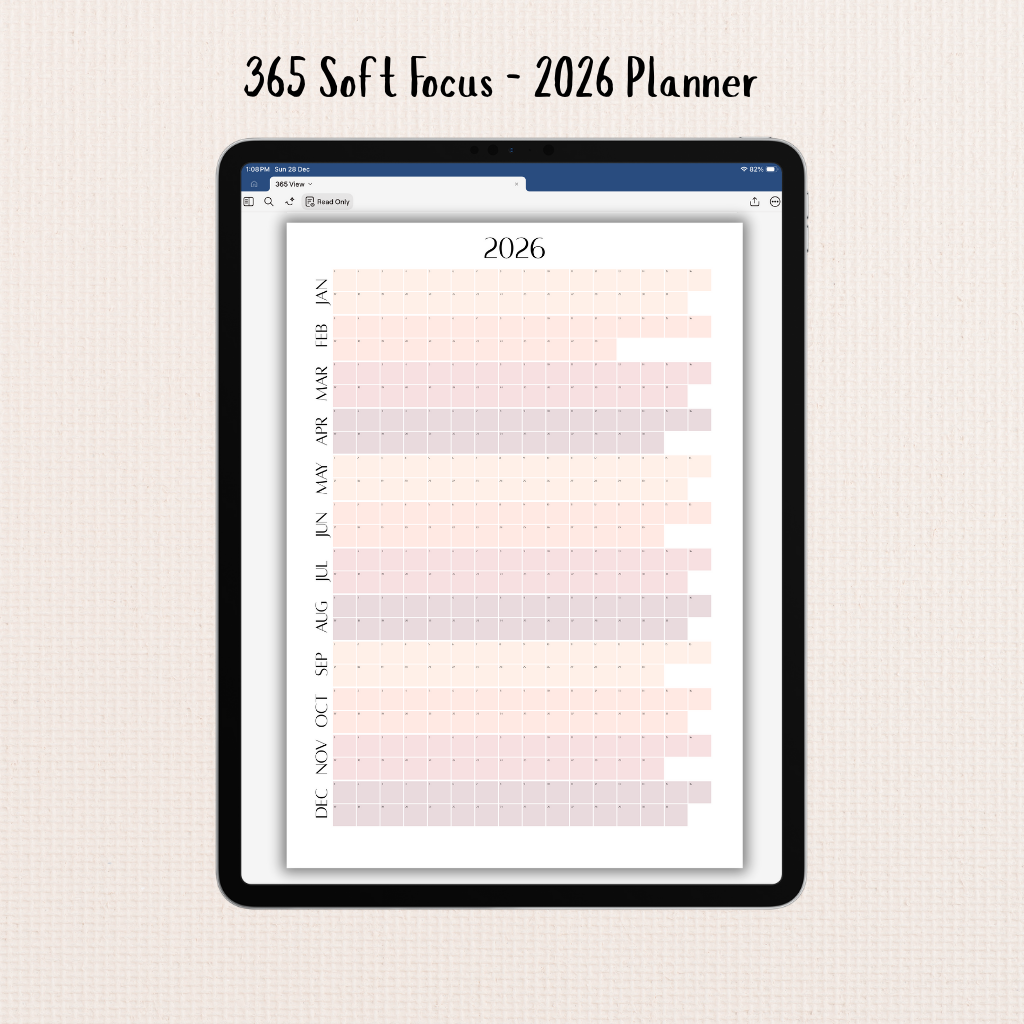 📆365 Soft Focus – 2026 Planner📆