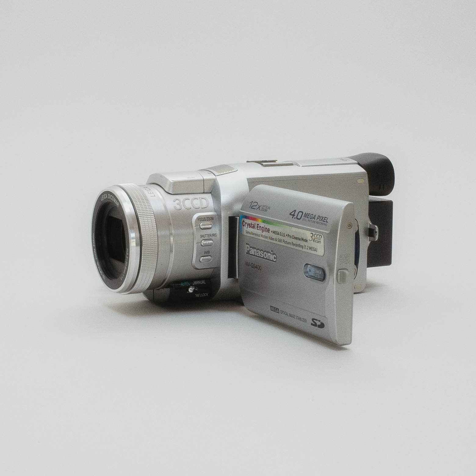 パナソニック NV-GS400K-S デジタルビデオカメラ シルバー