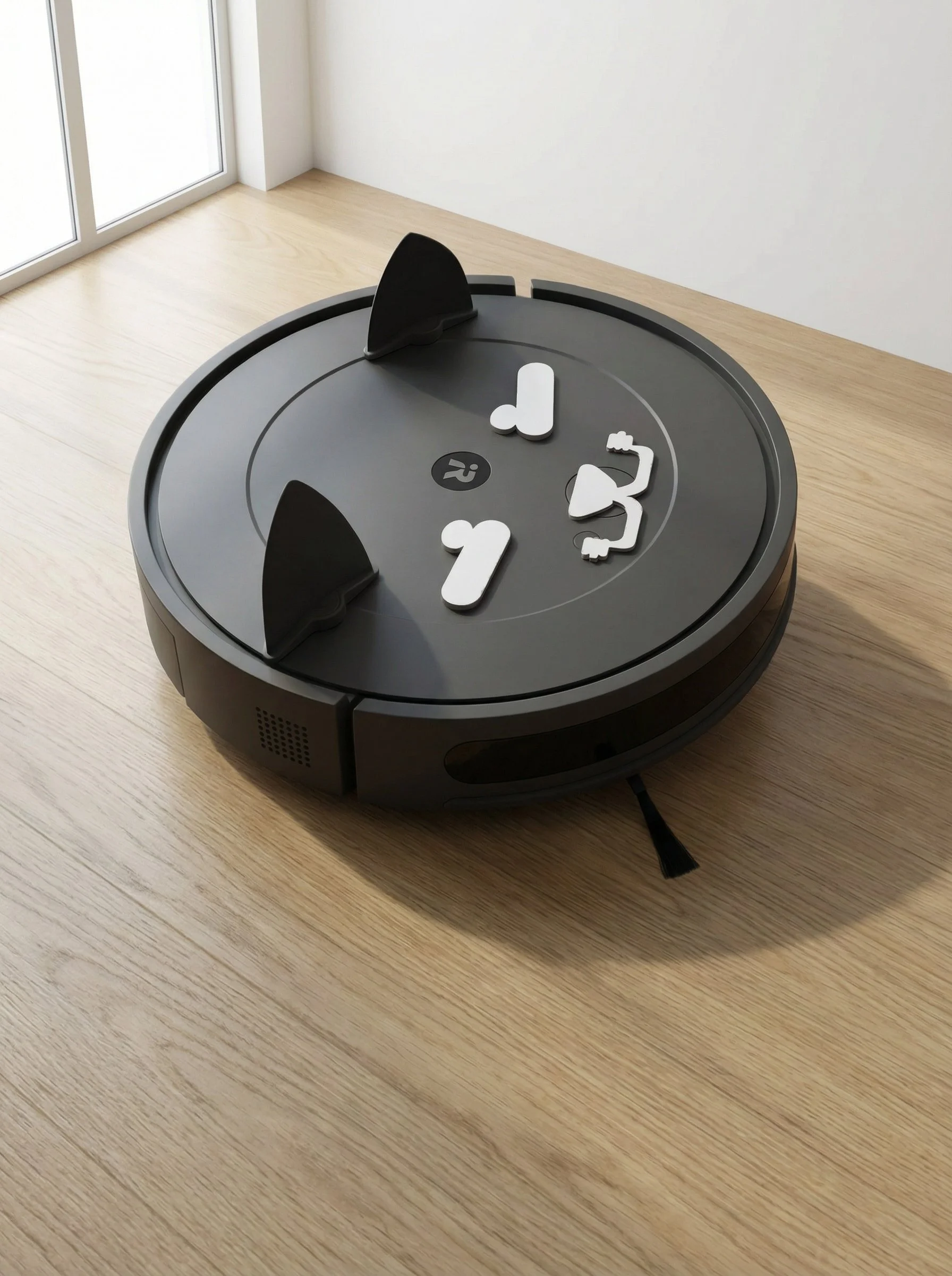 Petokka - Inu-ka - 3D Printed Dog Robot Vacuum Decoration with Movable Eyes