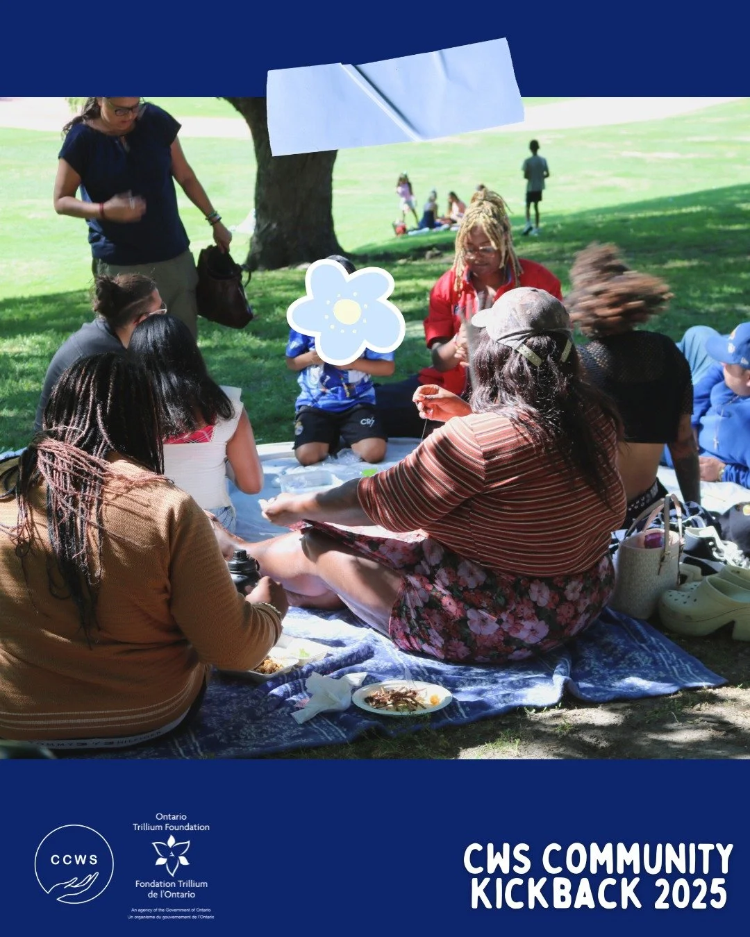 To start off the fall season, we gathered and celebrated with the CWS community this past Labour Day. 

Community showed out at the kickback for some quality face time:

🍁catching up with our summer stories on picnic blankets
🍁enjoying community-co
