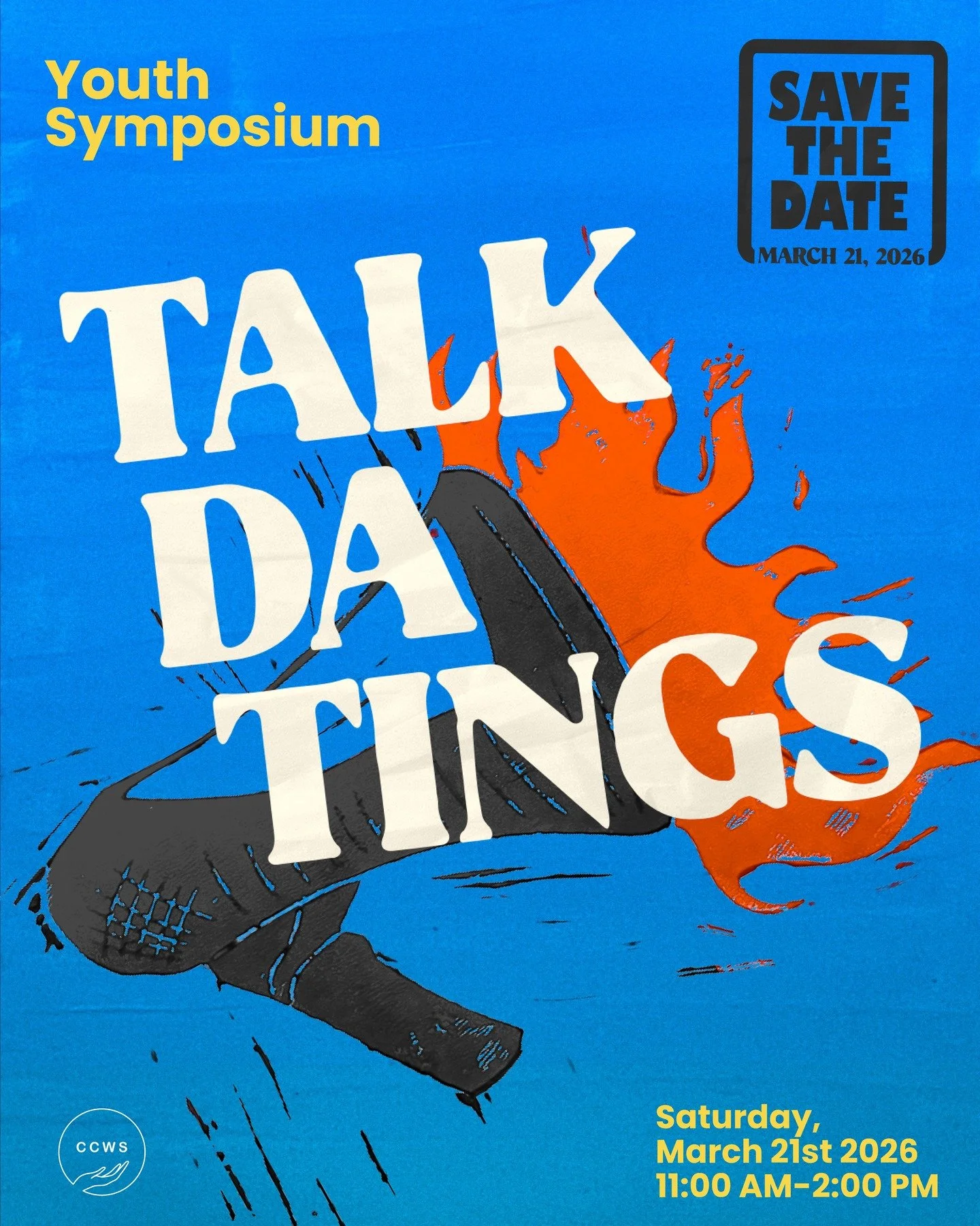 SAVE THE DATE: Talk Da Tings - Youth Symposium

Saturday, March 21st 2026 @ 11am-2pm

Facilated by: Jon Blak Program facilitator &amp; Outreach Consultant

Our first Youth Symposium brings together youth navigating the child welfare system to share t