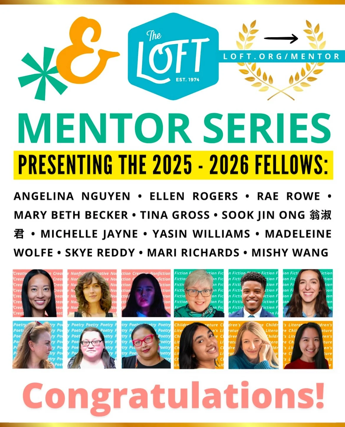 Loft Mentor Series Fellowship in Poetry and Creative Prose