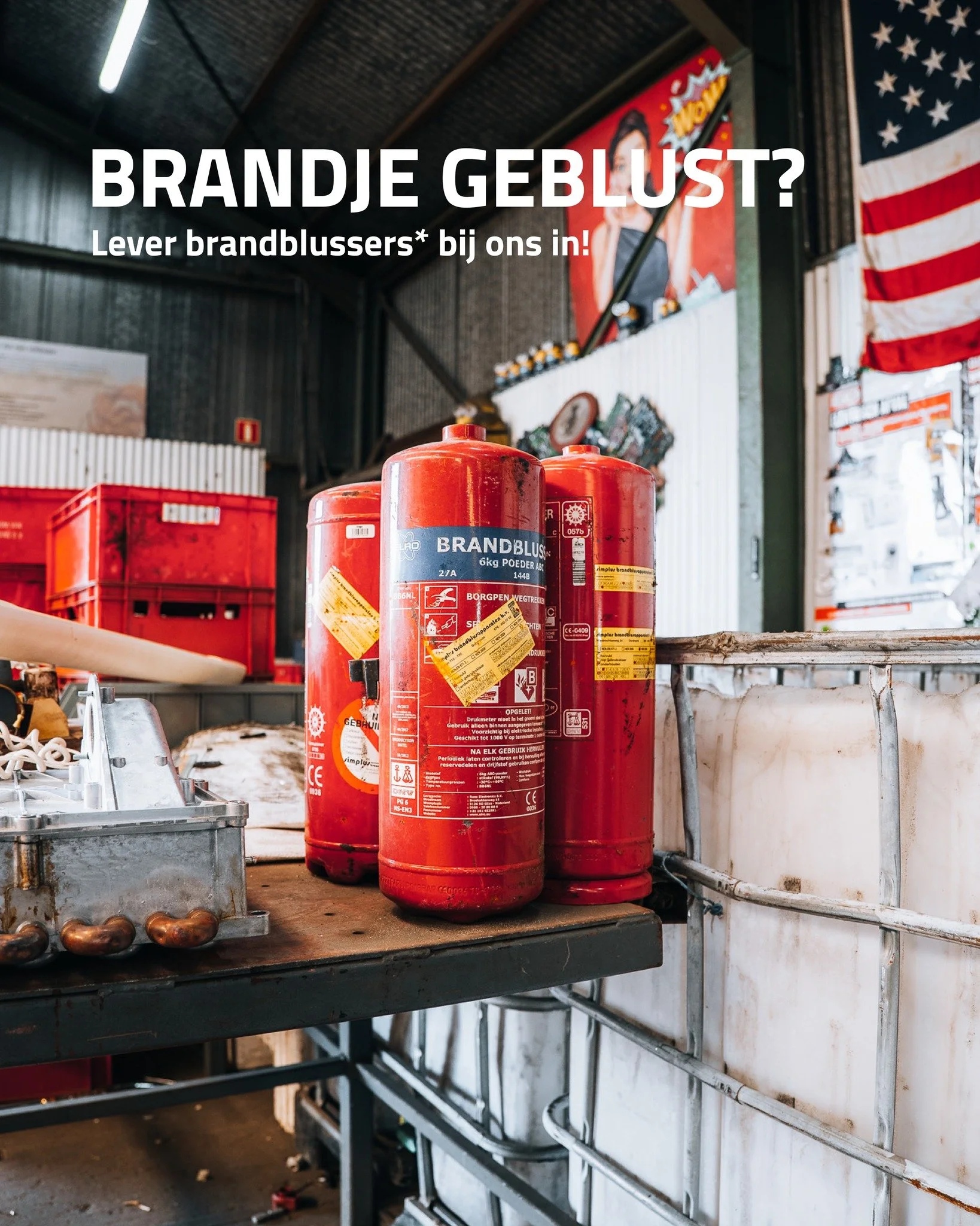 Wat moet je doen met lege brandblussers? Let op: die moet je niet zomaar weggooien!

Je kunt de blussers inleveren bij het milleupark, maar dan krijg je er geen geld voor. Bij ons wel!

Wij kopen namelijk zo'n beetje alle metalen en elektronica in, z