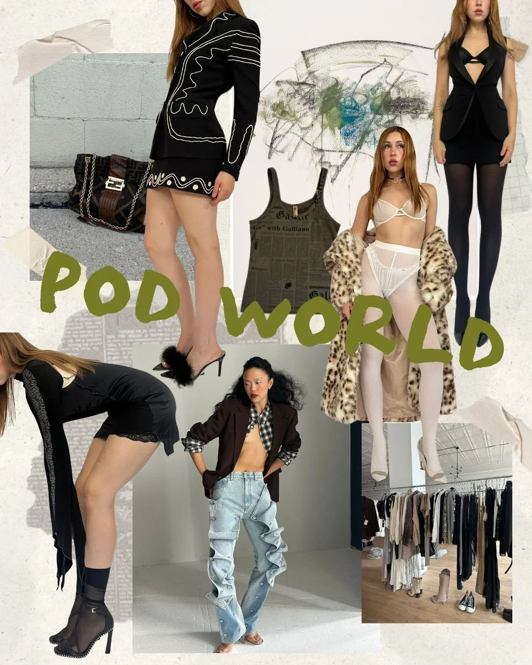 WELCOME TO POD WORLD

POD is a womenswear shop that sells secondhand vintage and designer pieces, period. 

It really is that simple. New arrivals when I say so! Shop IRL at @olio.chicago 
Xoxo