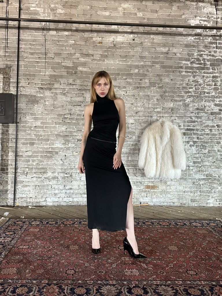 Sport Max Turtleneck Maxi Dress