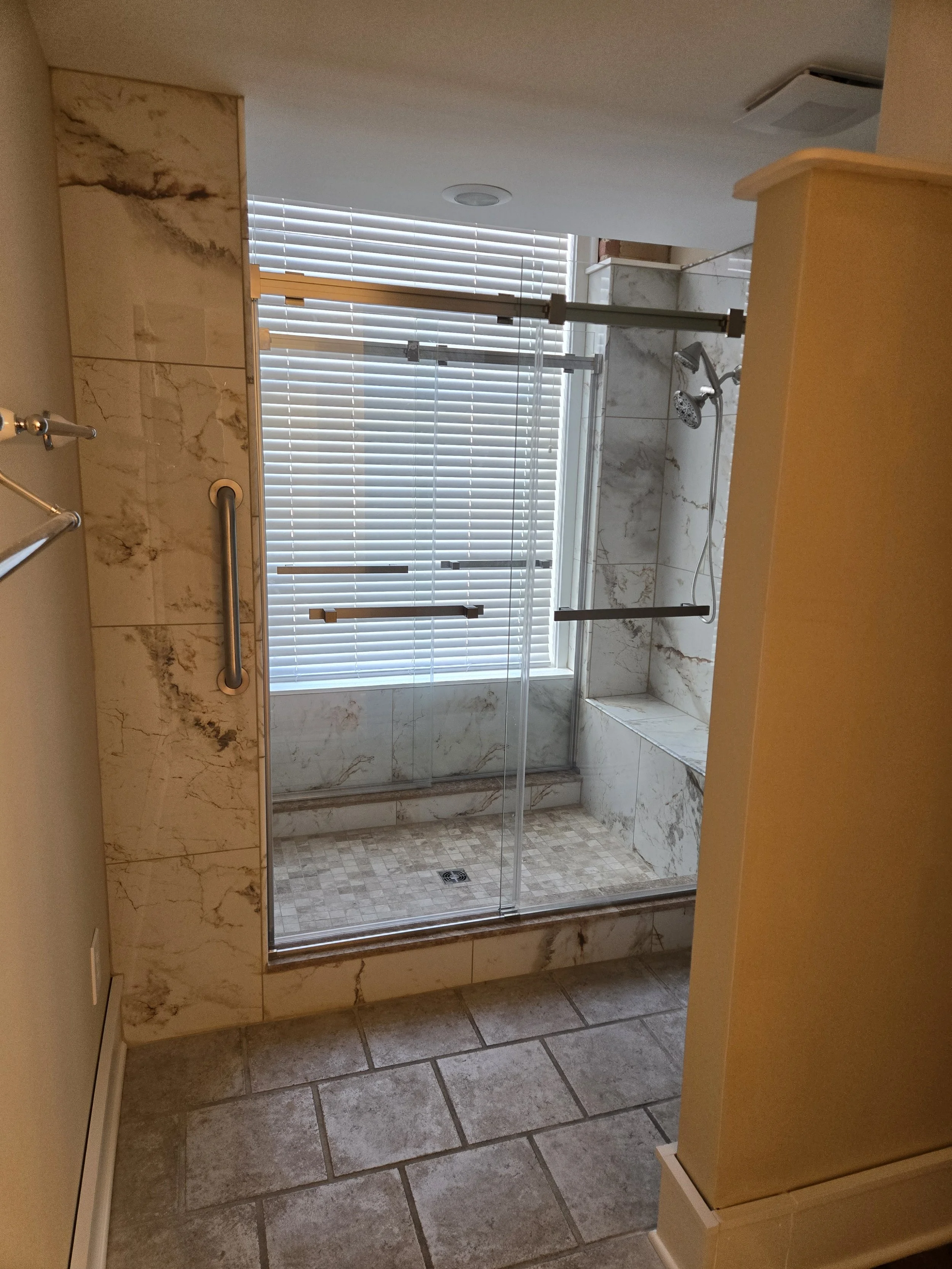 walk-in shower