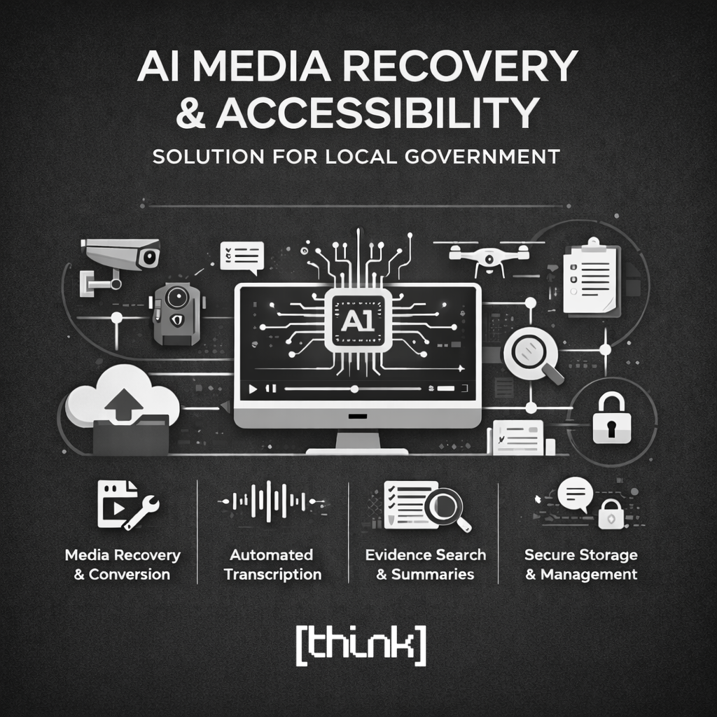 AI Media Recovery for Local Government | Think Technologies Case Study