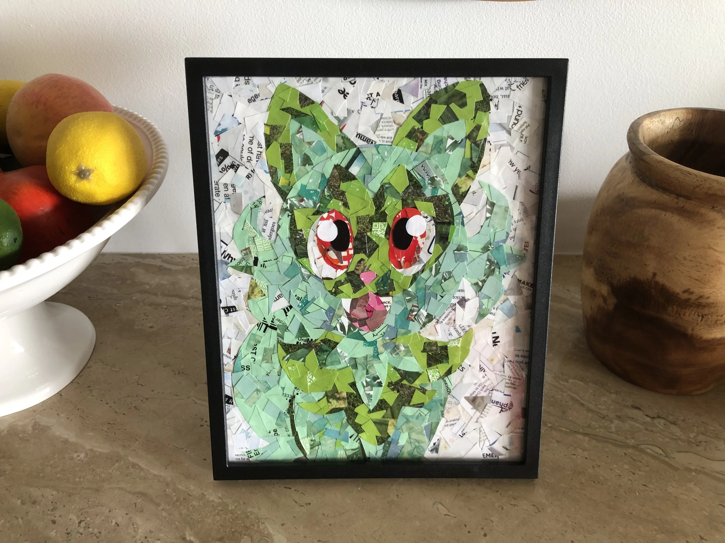 Sprigatito "Pokémon" Inspired Magazine Mosaic