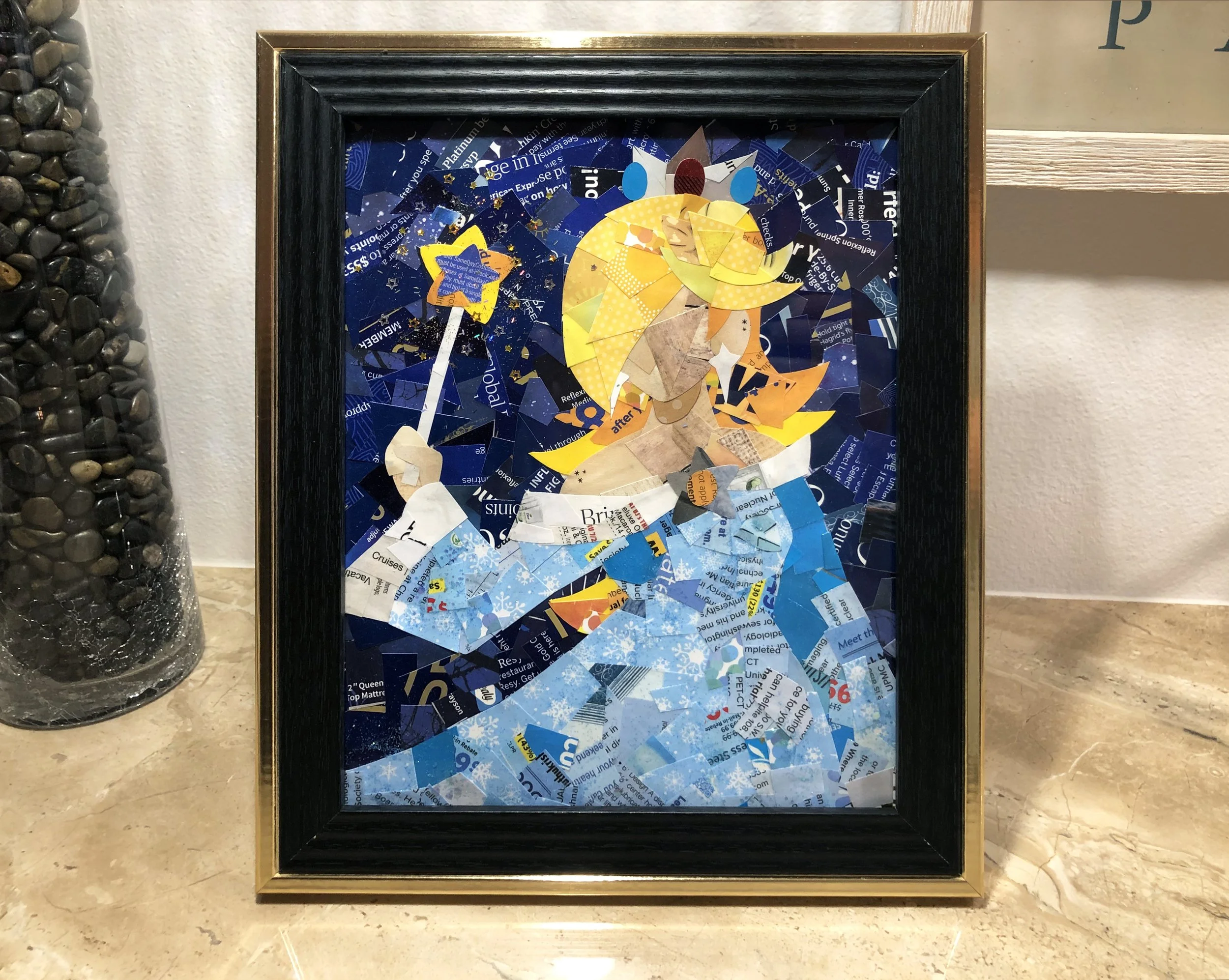 Rosalina "Super Mario Galaxy" Inspired Magazine Mosaic