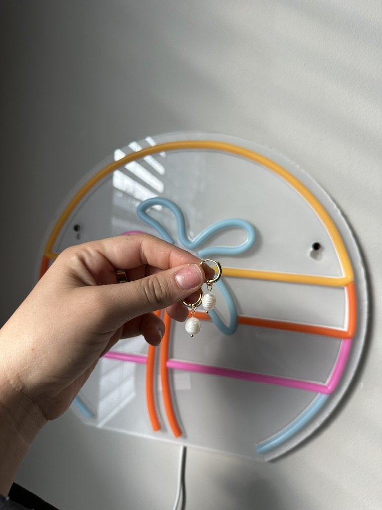 Pearl Hoops