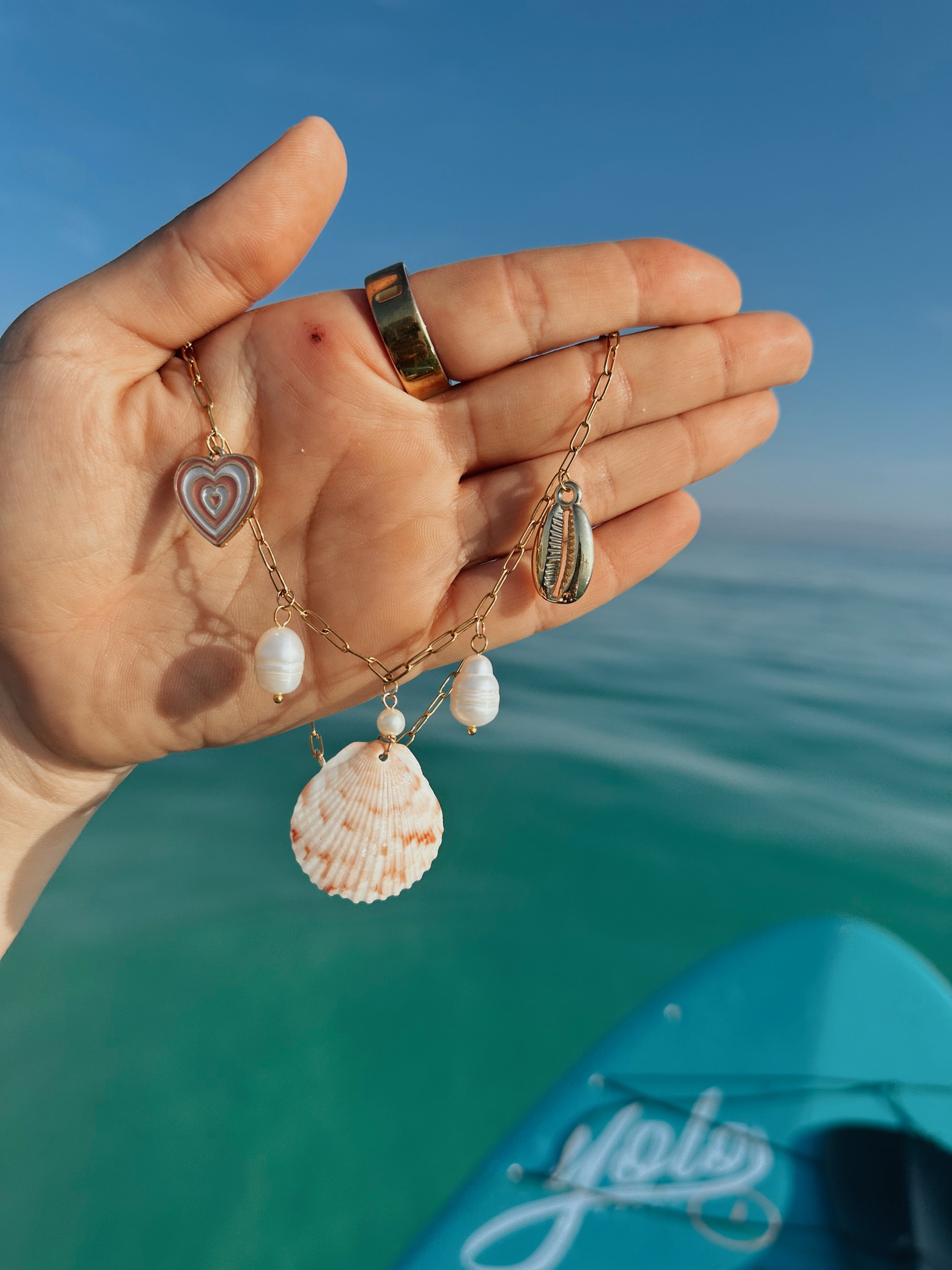 Heart & Sol Charm Necklace