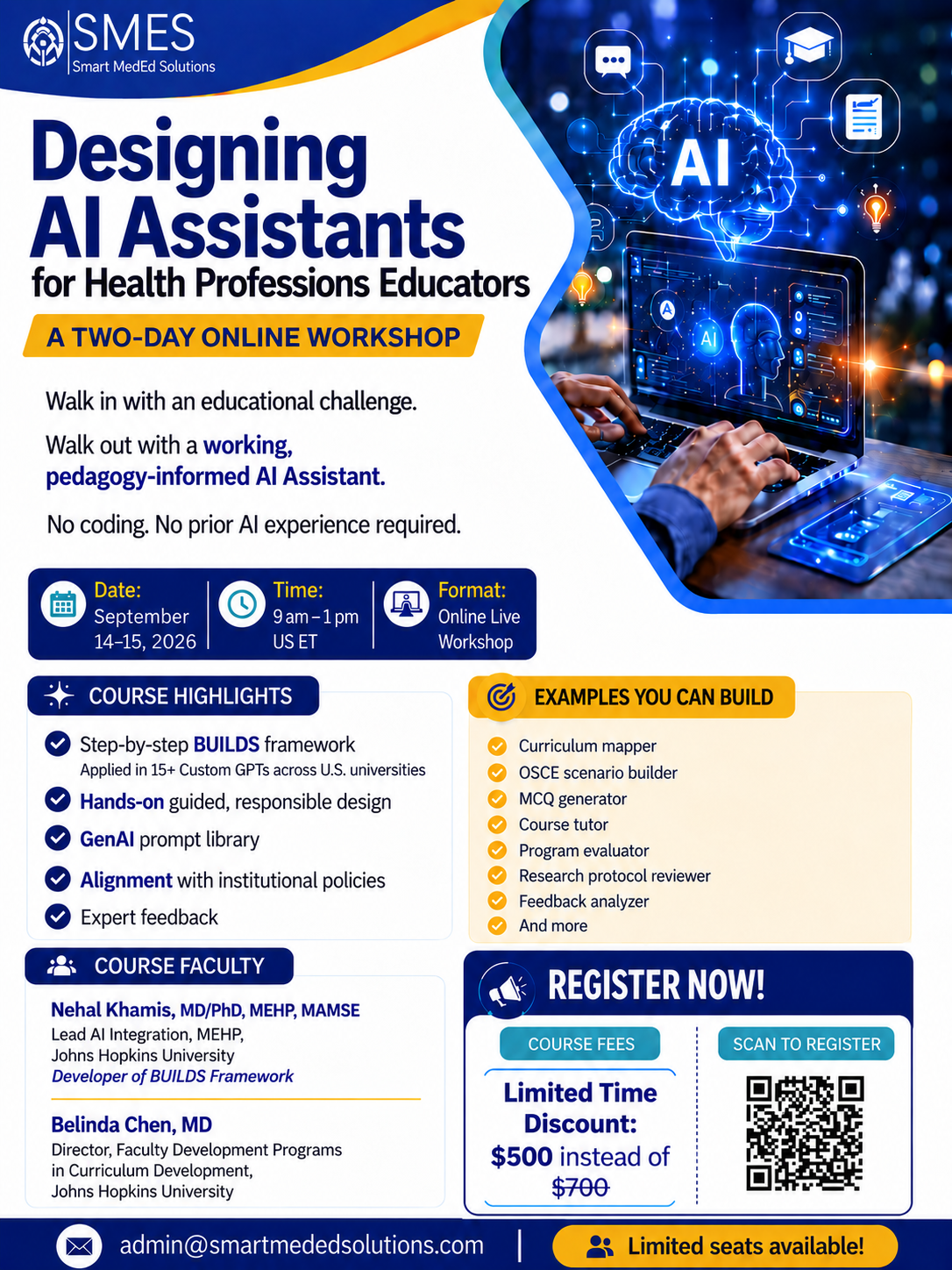 Designing AI Assistants for Health Profession Educators