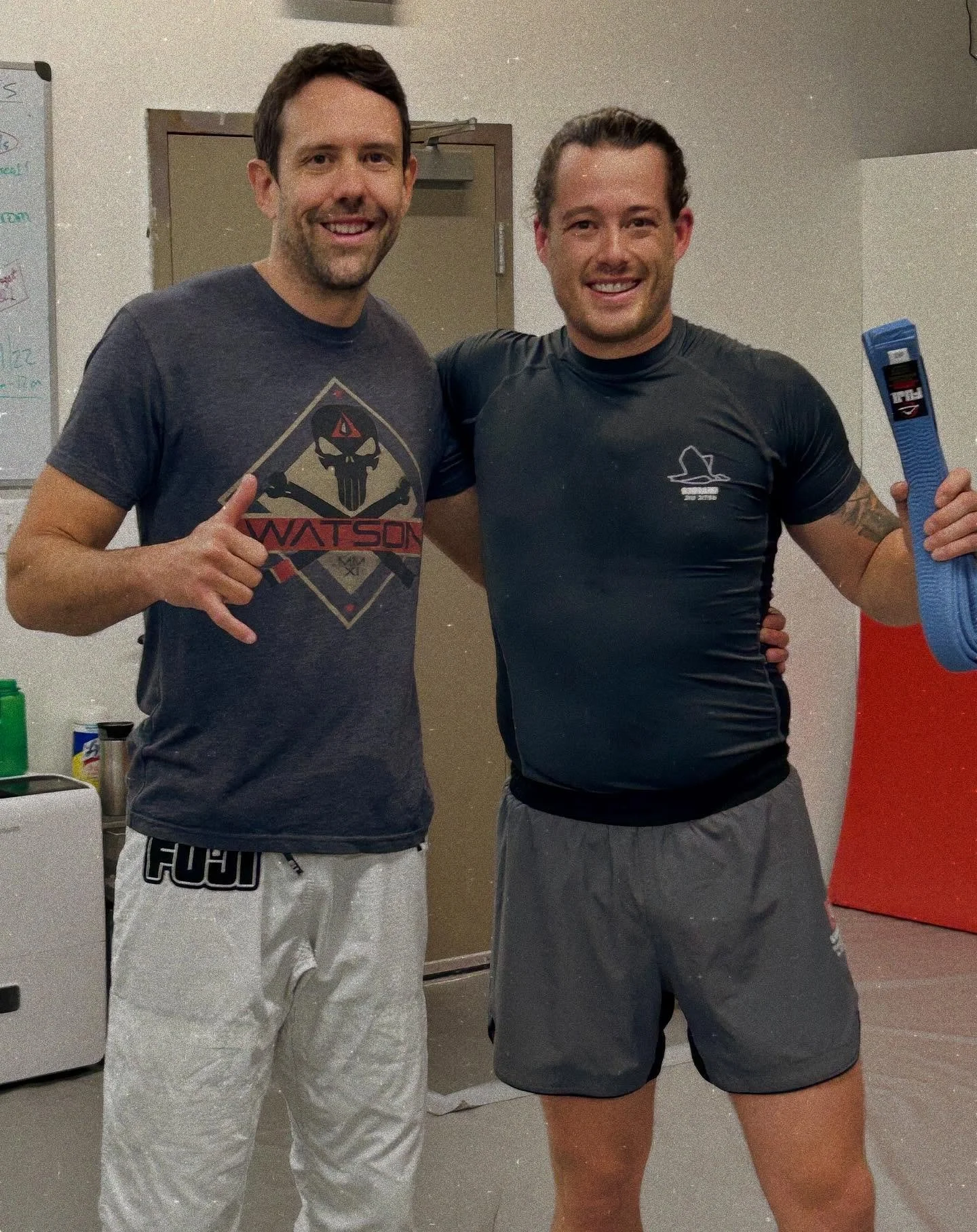 Big Congrats to @matrussell122 on earning his blue belt in BJJ!!! 🟦🟦🟦🟦⬛️⬛️🟦