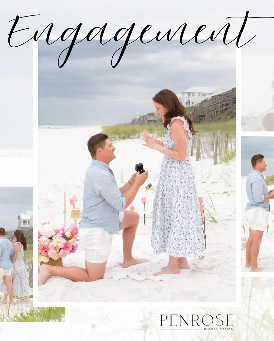 Men: she wants this!! We now have 3 full service engagements packages available on 30A. Let us take care of all the details while you focus on the &ldquo;yes&rdquo;!!

You pick the package and we will do the rest. Set up to impress with luxury detail