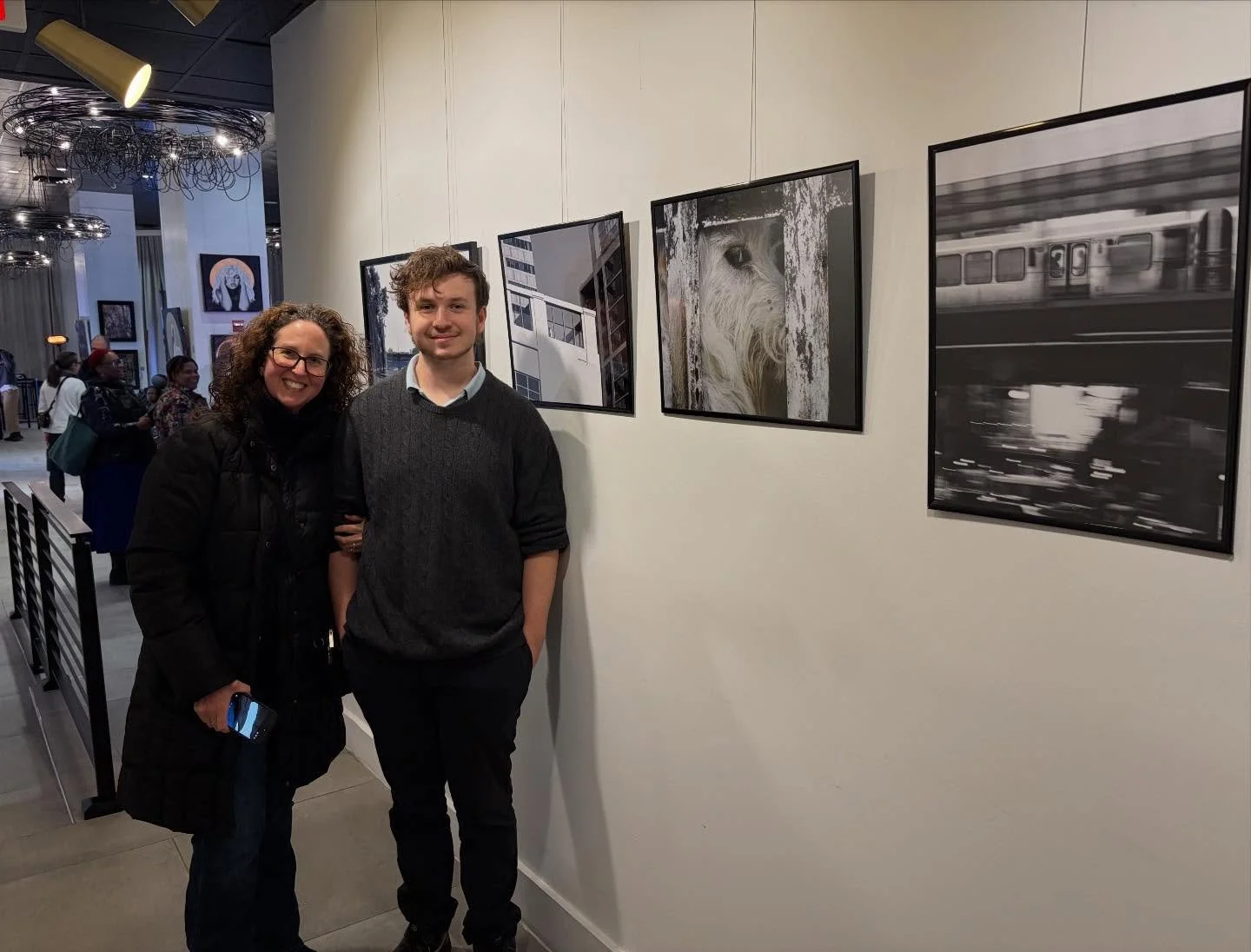 Last Friday was the opening reception for the Winter Exhibit at @acommunity_artgallery, where I am extremely proud to have four of my pieces! It was truly a humbling experience and I am so proud to have been accepted along with so many talented artis