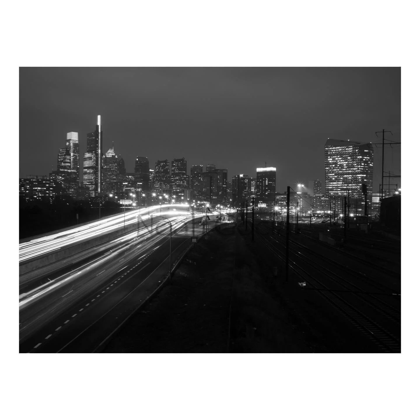 Flood into Philly - 2.18.26 
-
This will stand alone, one of my top Philly photos along with &ldquo;Philly Atget.&rdquo; 
-
#photography #philadelphia #blackandwhite #landscape #skyline
