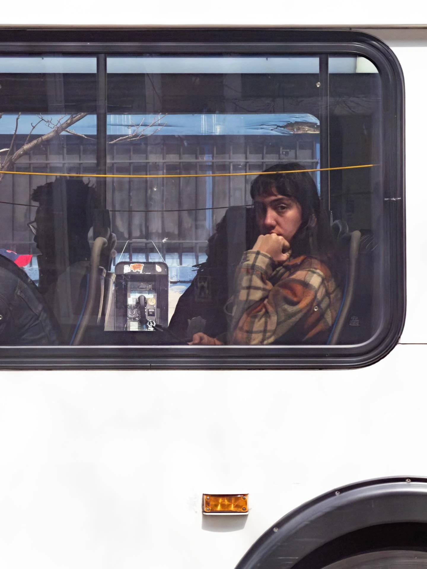 West Girard Avenue Payphone 
-
I spent about 30 minutes here a few weeks back trying to focus my lens on the payphone through various windows. Super happy with how this turned out. 
-
#photography #payphone #bus #philadelphia #motion
