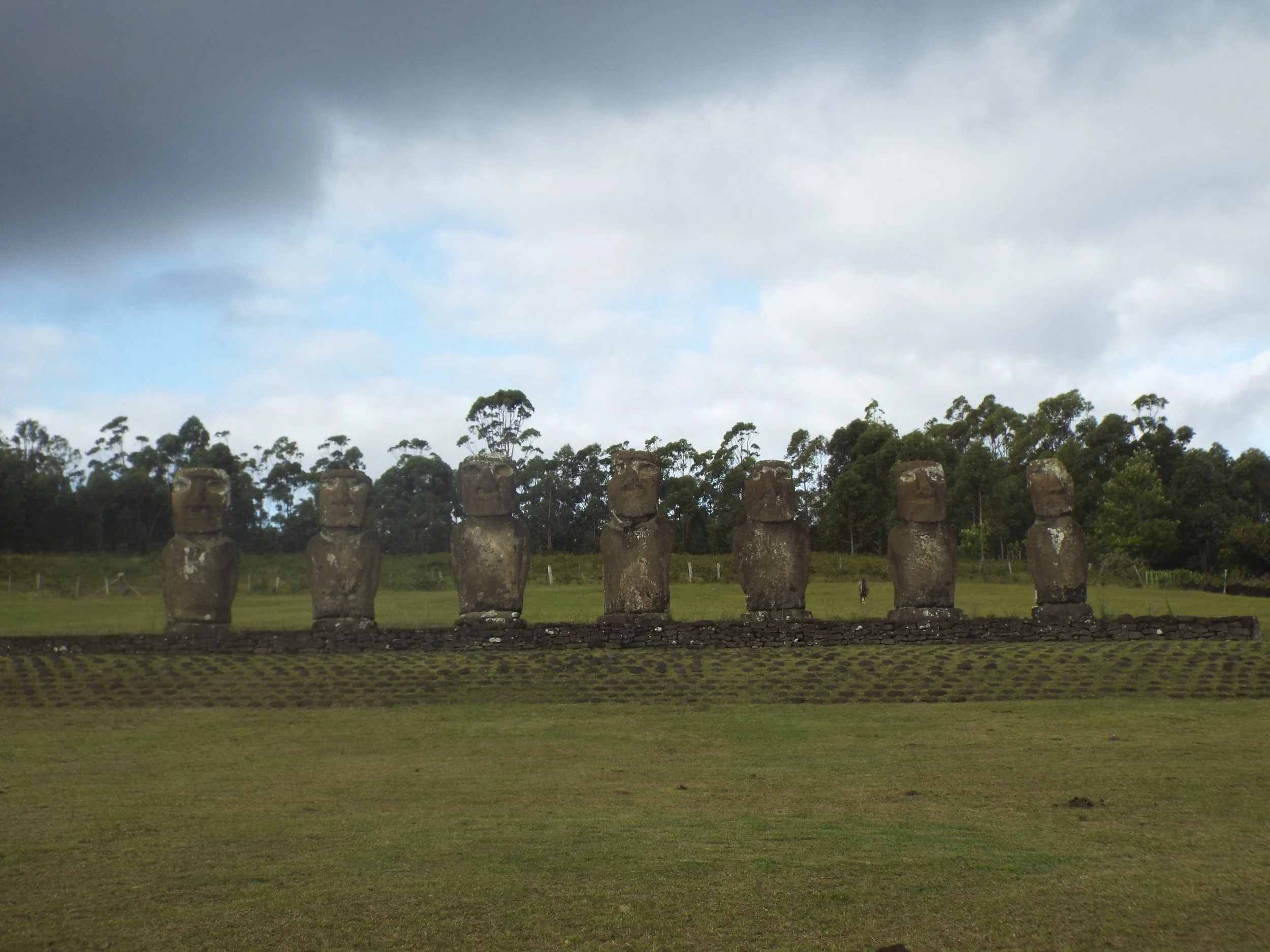 "The Easter Island Heads." Rapa Nui, Chile. 2024.