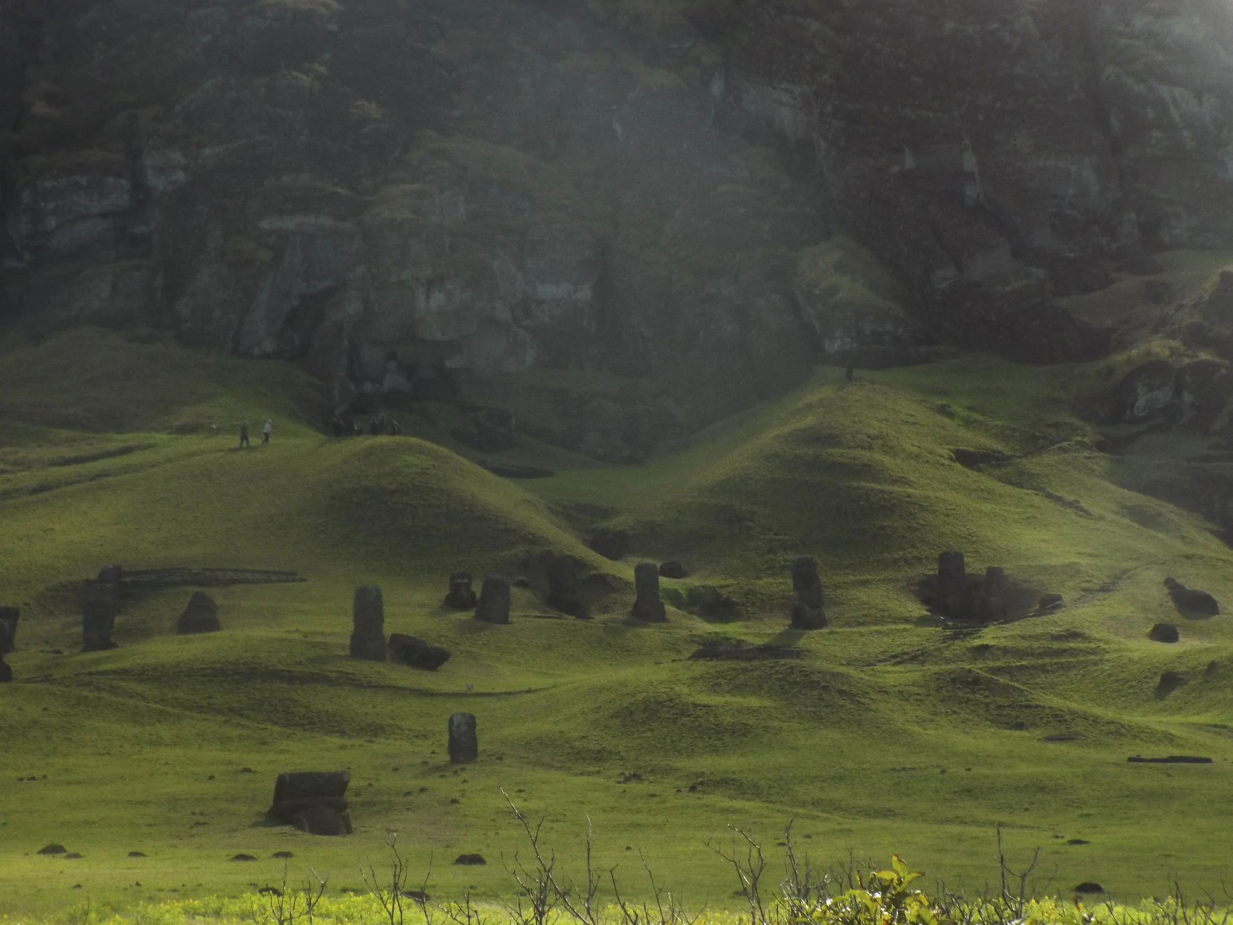 "At the Foot of a Mountain." Rapa Nui, Chile. 2024.