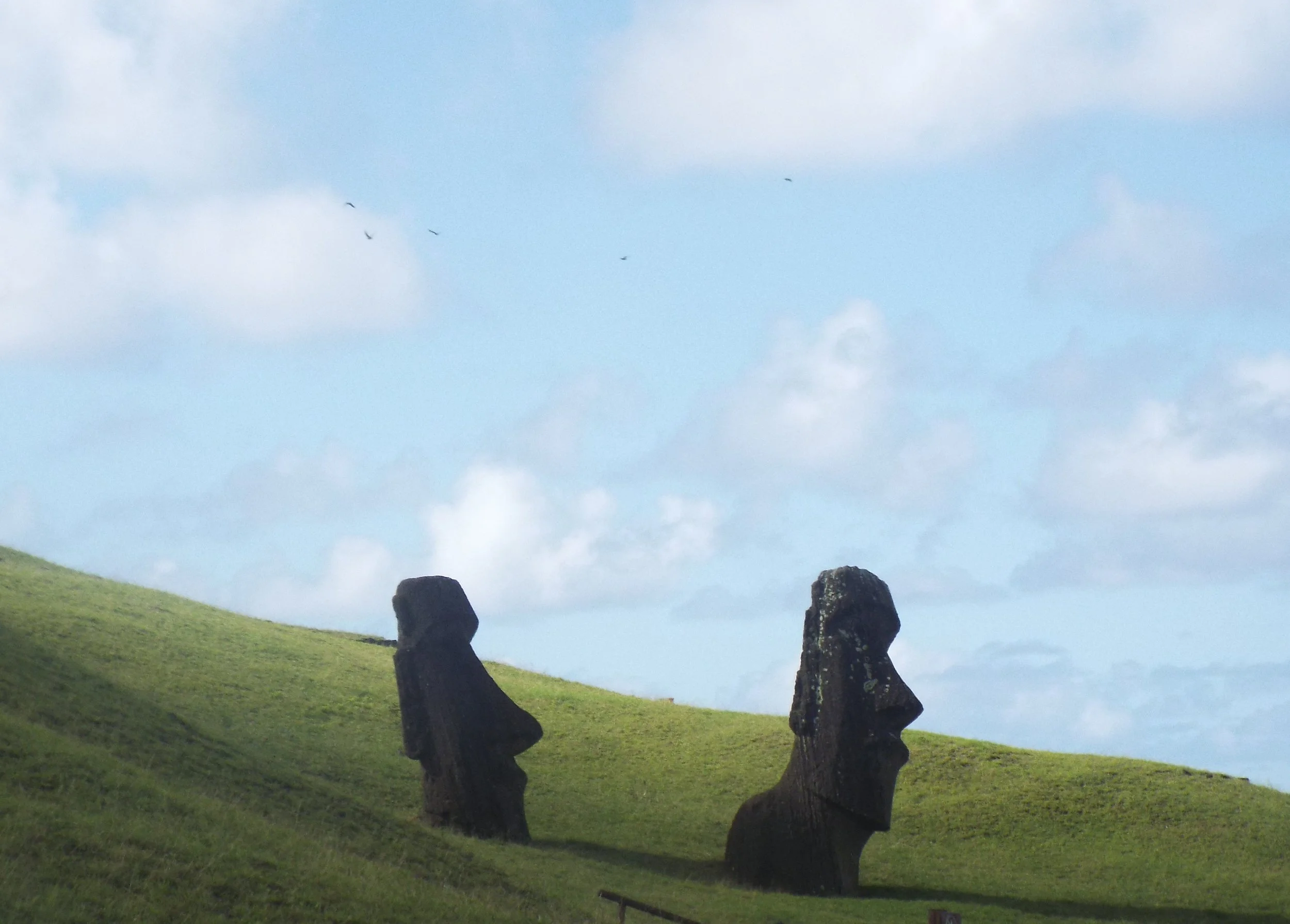 "Twin Heads." Rapa Nui, Chile. 2024.