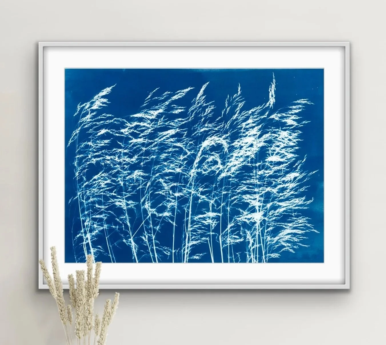 Invasive Plants Cyanotype