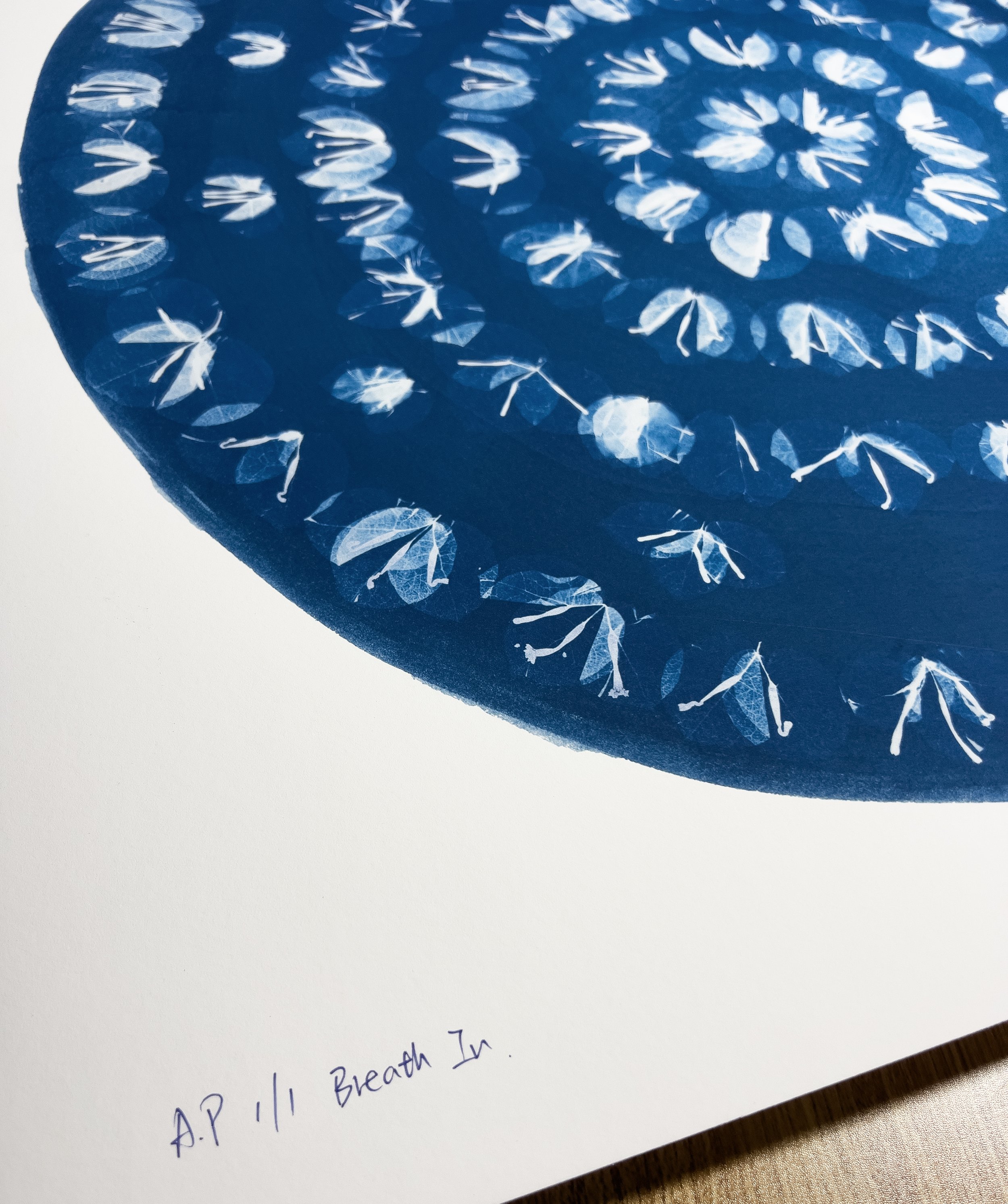 Breath In, Mandala Limited Edition Print, Edition of 25, 24''x24'', Print Only
