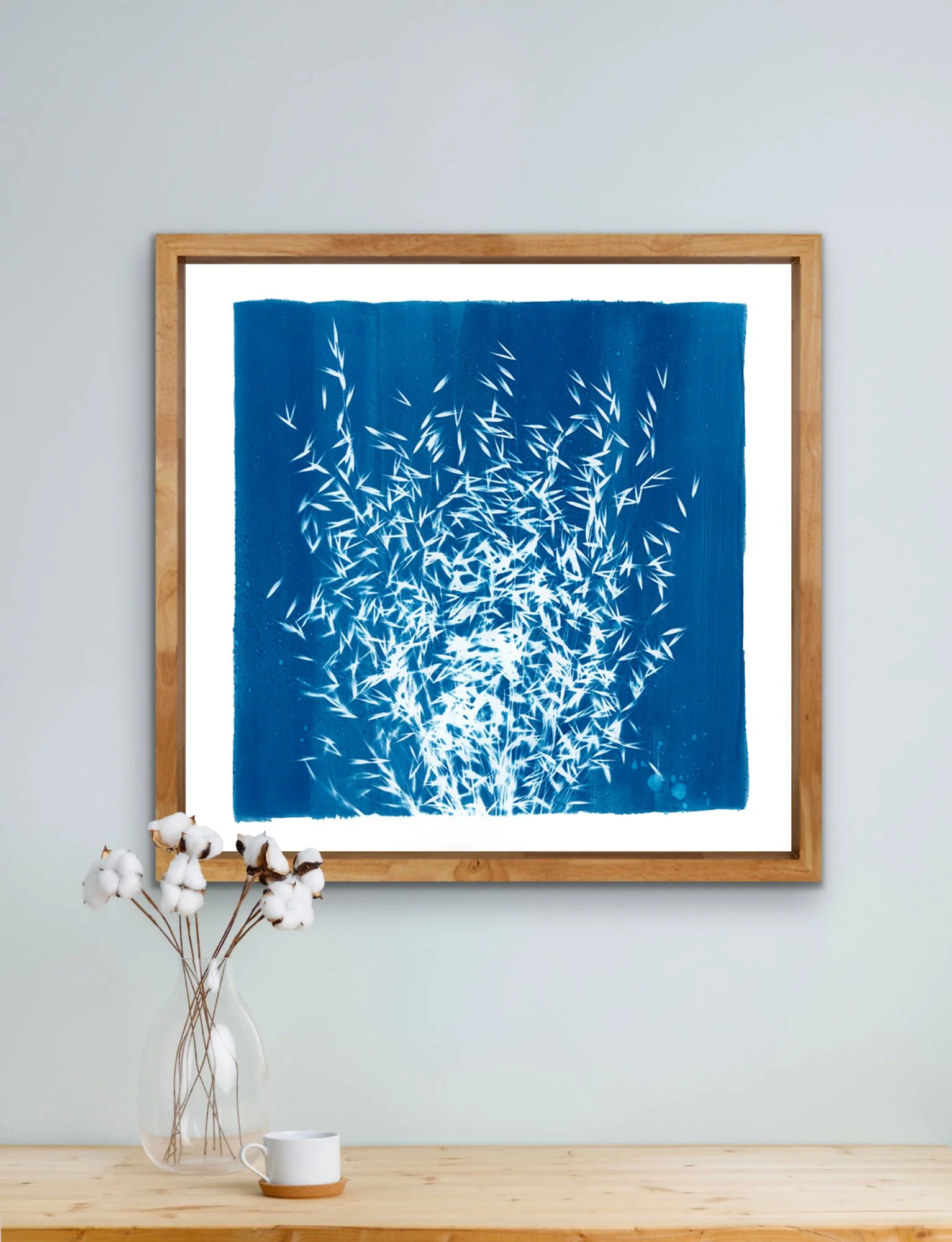 A Soft Rising, Original Framed