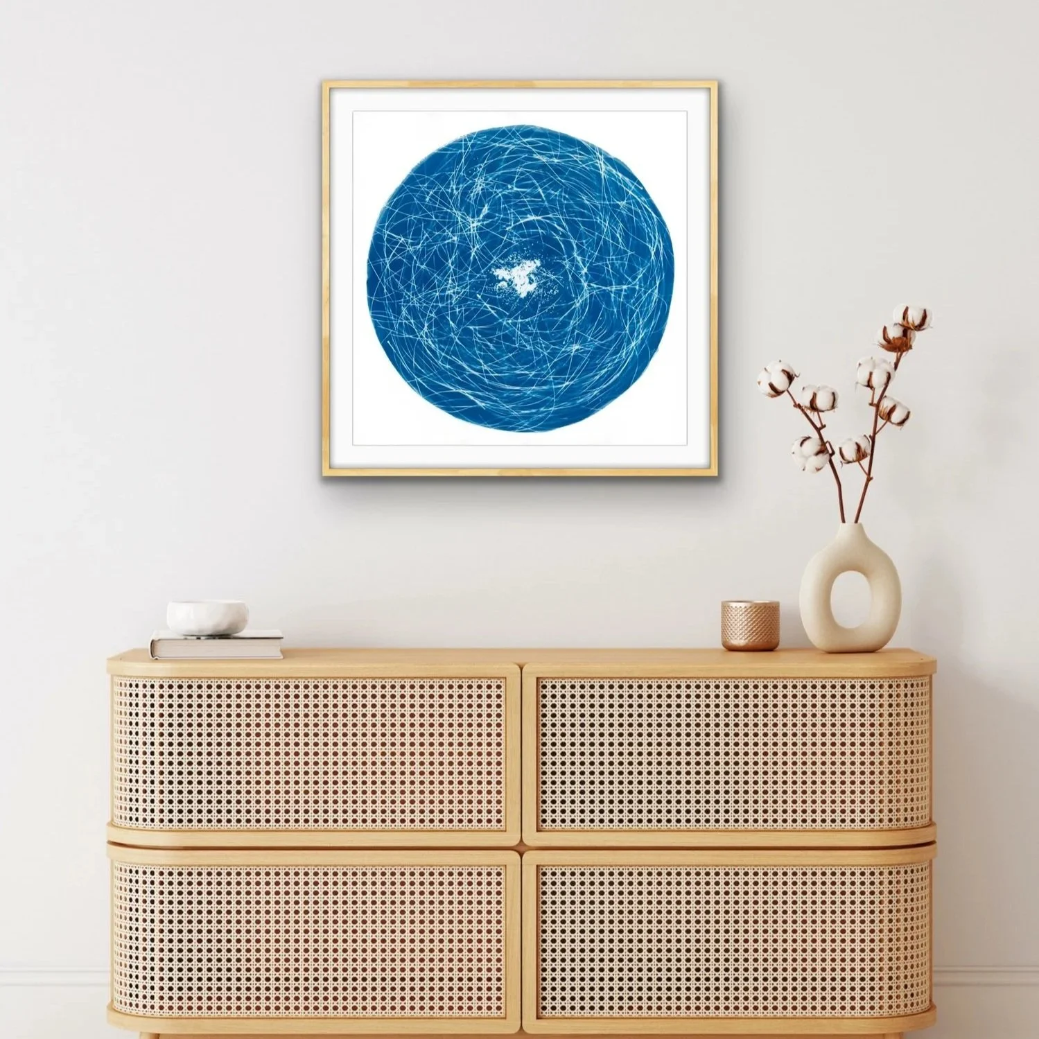 Mandala - Chaos, Framed Original