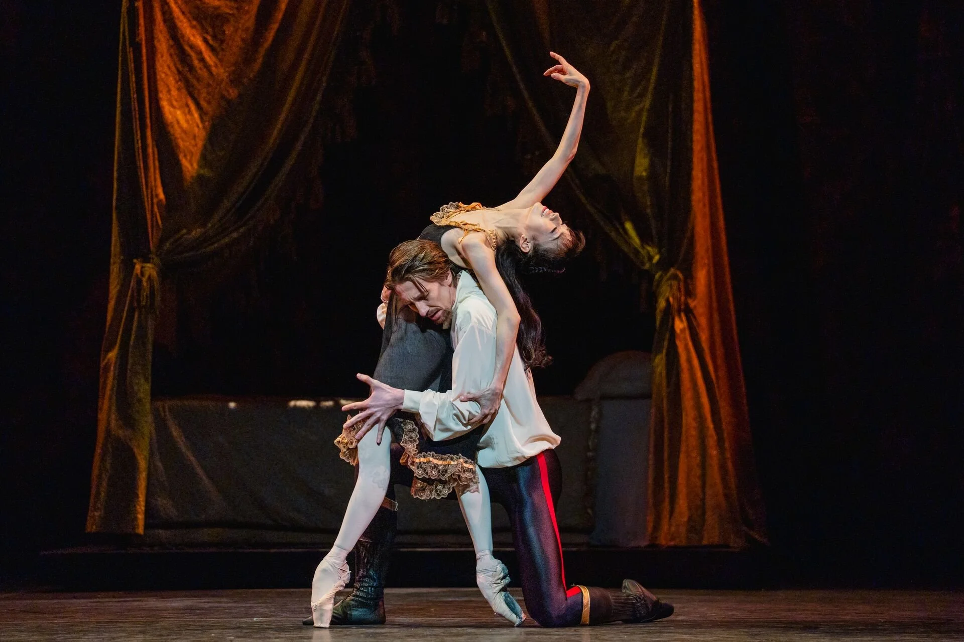 Vadim Muntagirov and Akane Takada in The Royal Ballet's Mayerling 2026