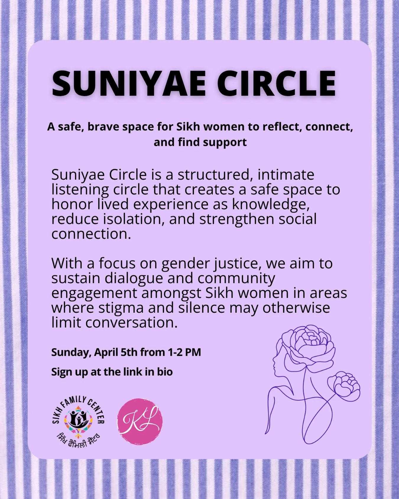one more day to register for SFC x Kaurageous Love&rsquo;s Suniyae Circle! Link in bio!!

a big shoutout to @southqueenswomensmarch for giving us the space to host this event!