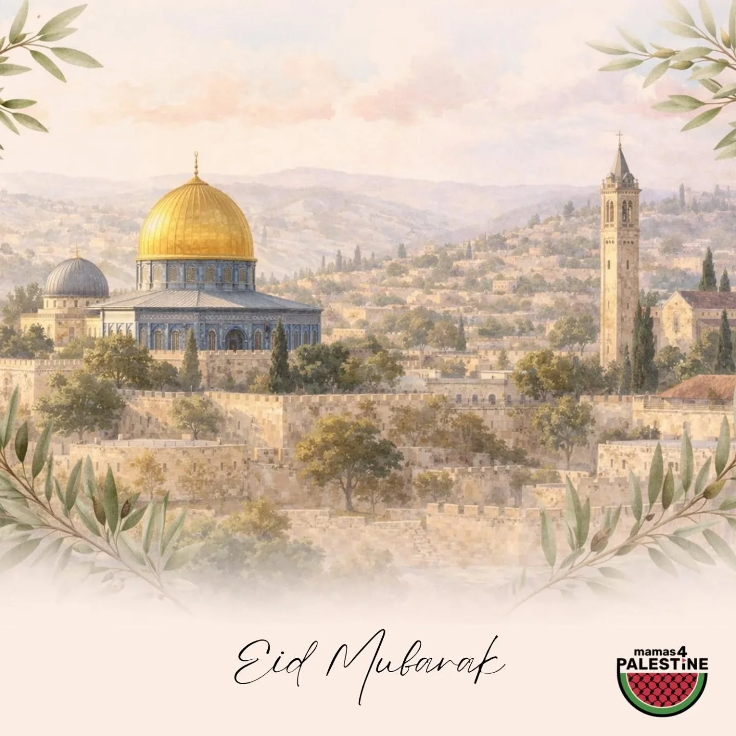 Today, the mamas are thinking of all the families around the world who are celebrating and showing their children joy, while also living through grief. 

We pray that Allah eases the suffering of people across the globe, brings comfort to every heart