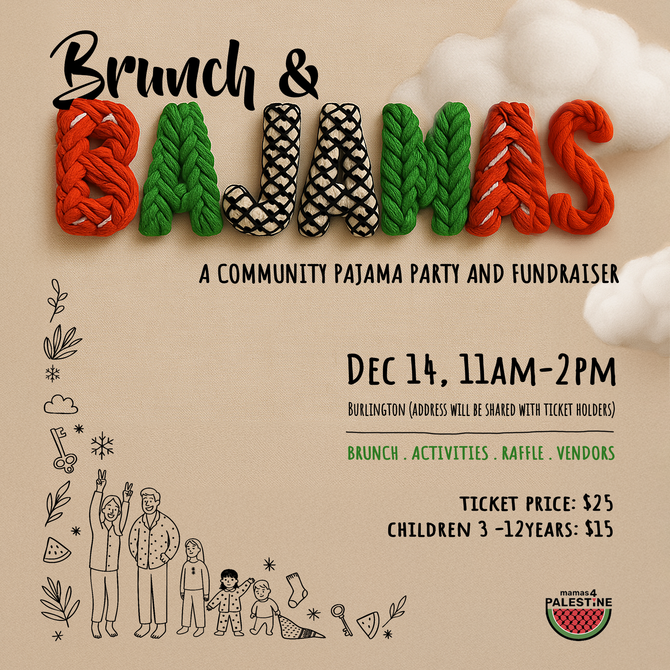 Brunch & Bajamas: A Community Pajama Party and Fundraiser
