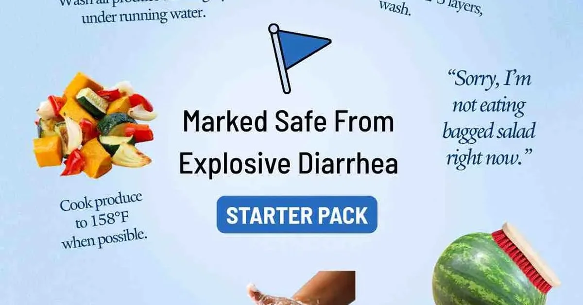 Marked Safe from Explosive Diarrhea