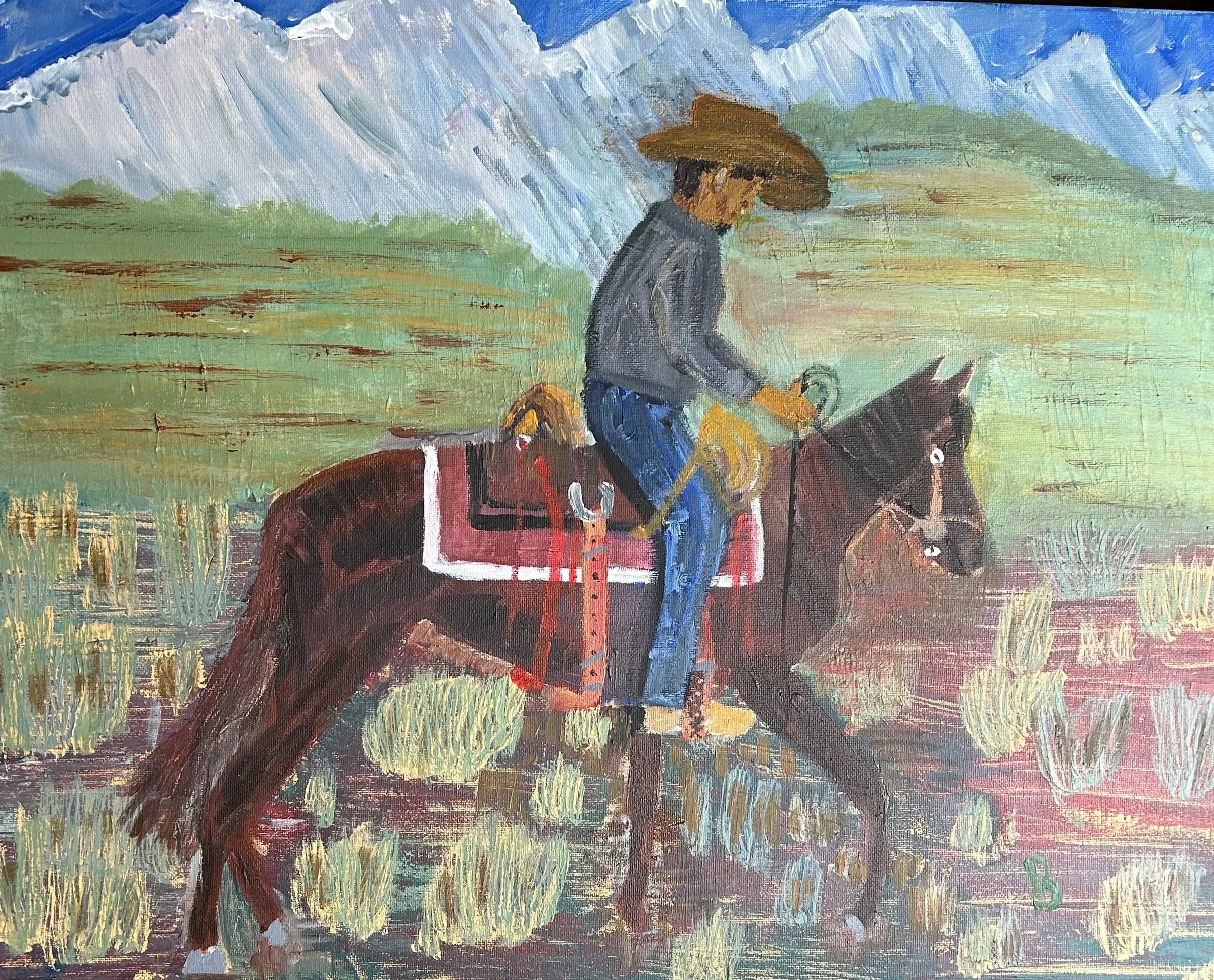 "Cowboy at Dawn" - Boulder, CO