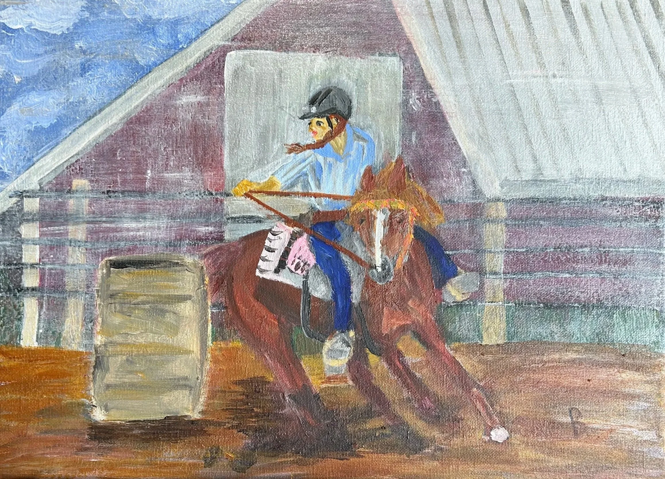 "Barrel Racing with Cooper" - Bovey, MN