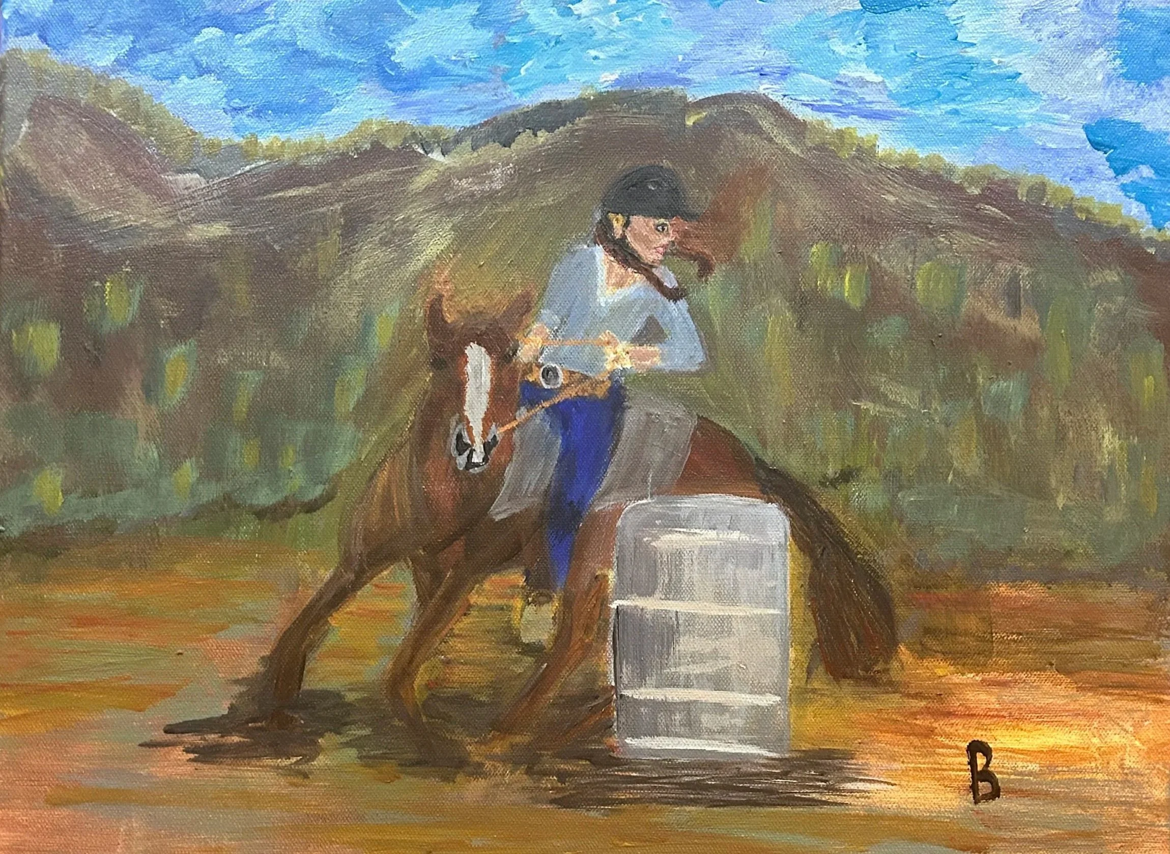 "Joanna and Her Horse" - Bovey, MN