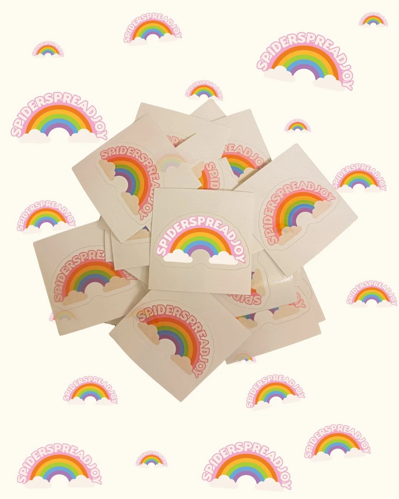 New Spider stickers! Get a Spider, and you&rsquo;ll get a sticker too :) DM for an order!