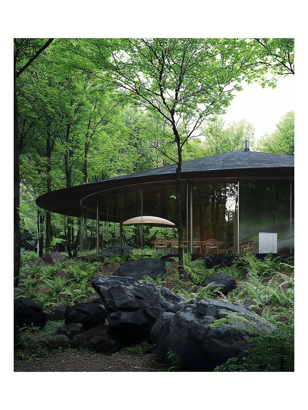 We are excited to share the first teaser of Nature Within, a residence in Kitakaruizawa, Japan. Since winning the Not A Hotel competition in December 2024, we have been developing the project together with NAH. Now in the detailed design stage, const