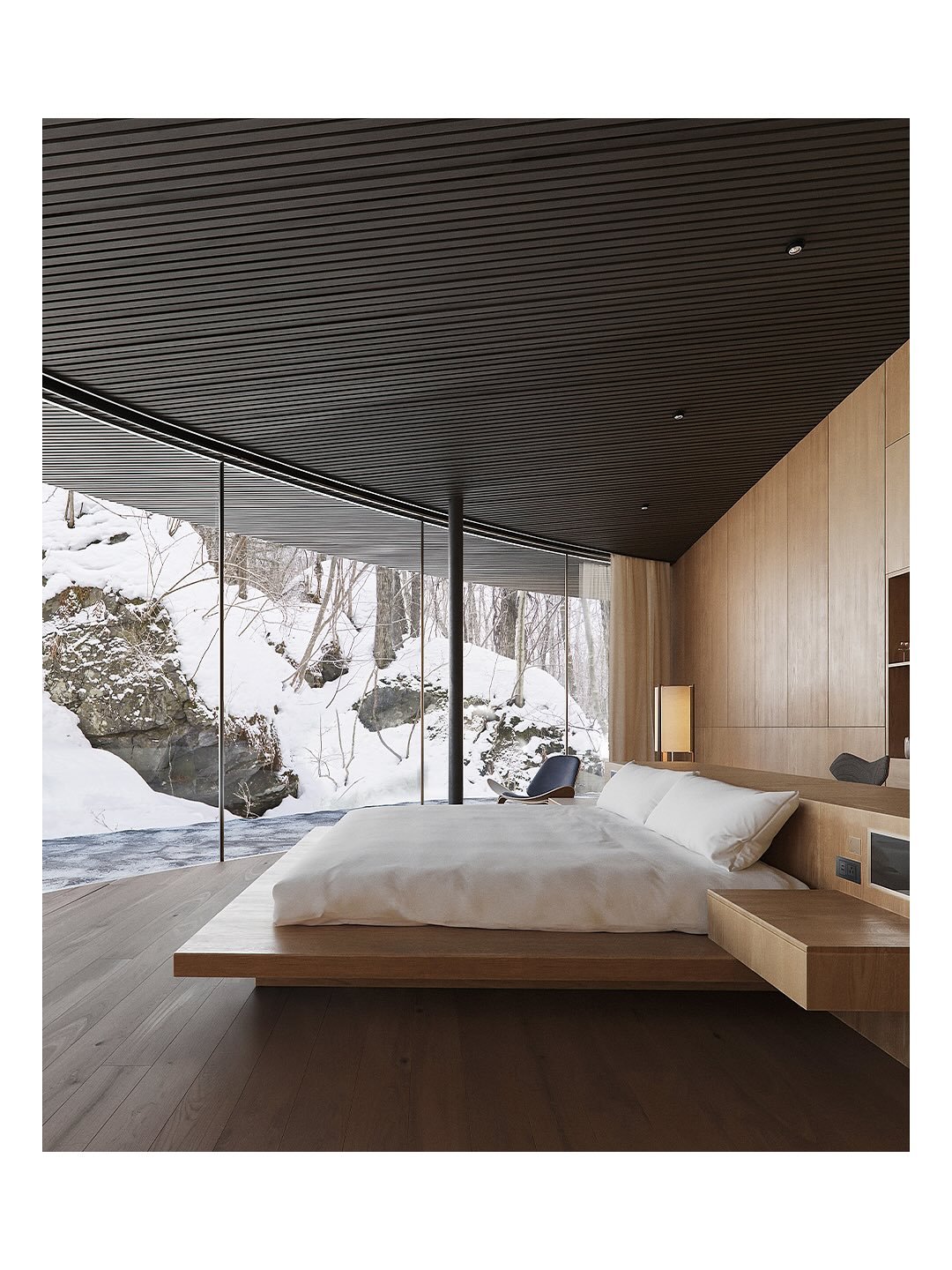 We are excited to share the first teaser of Nature Within, a residence in Kitakaruizawa, Japan. Since winning the Not A Hotel competition in December 2024, we have been developing the project together with NAH. Now in the detailed design stage, const