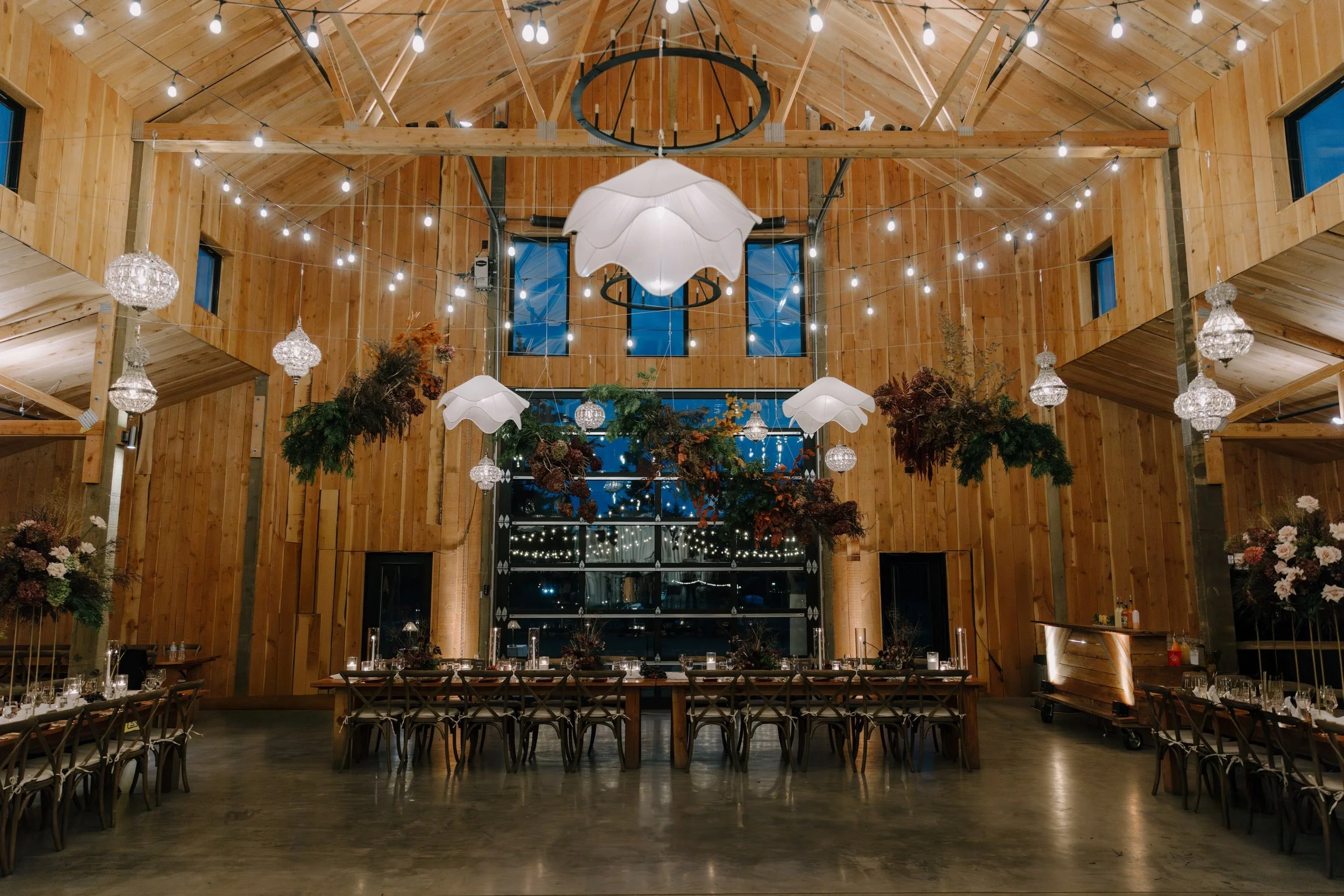 The reception view - two ways. Flawless (and intentional).

Photography &amp; Videography: @therajans
Venue:	@saltwaterfarmsji
Catering: @bonnieraefinefoods
Florals: @bahtoh
Hair: @valentinecobridal, @vcobridal.anne
Makeup: @gaylinyet
Rentals: @pacif