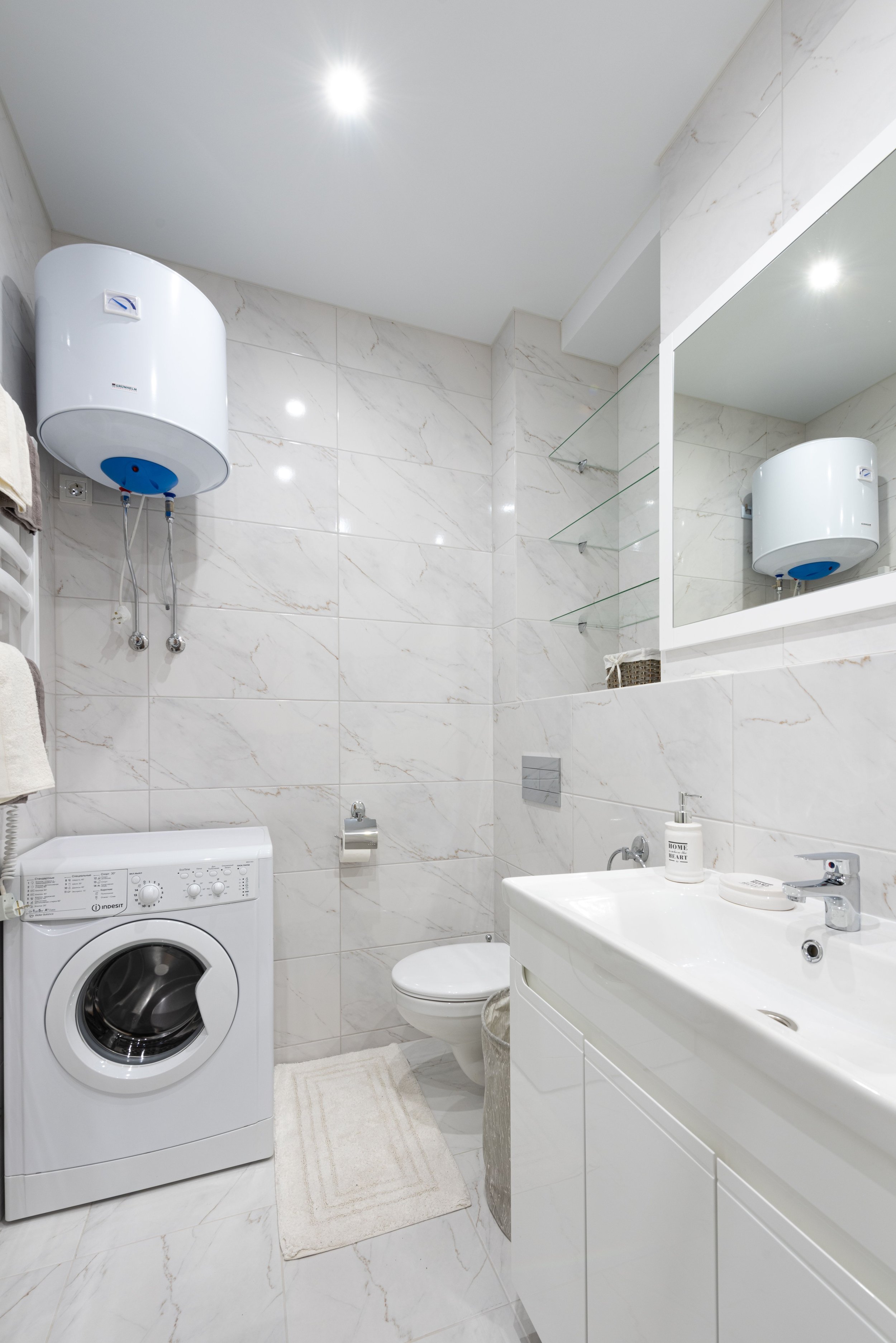 Instant water heater installation
